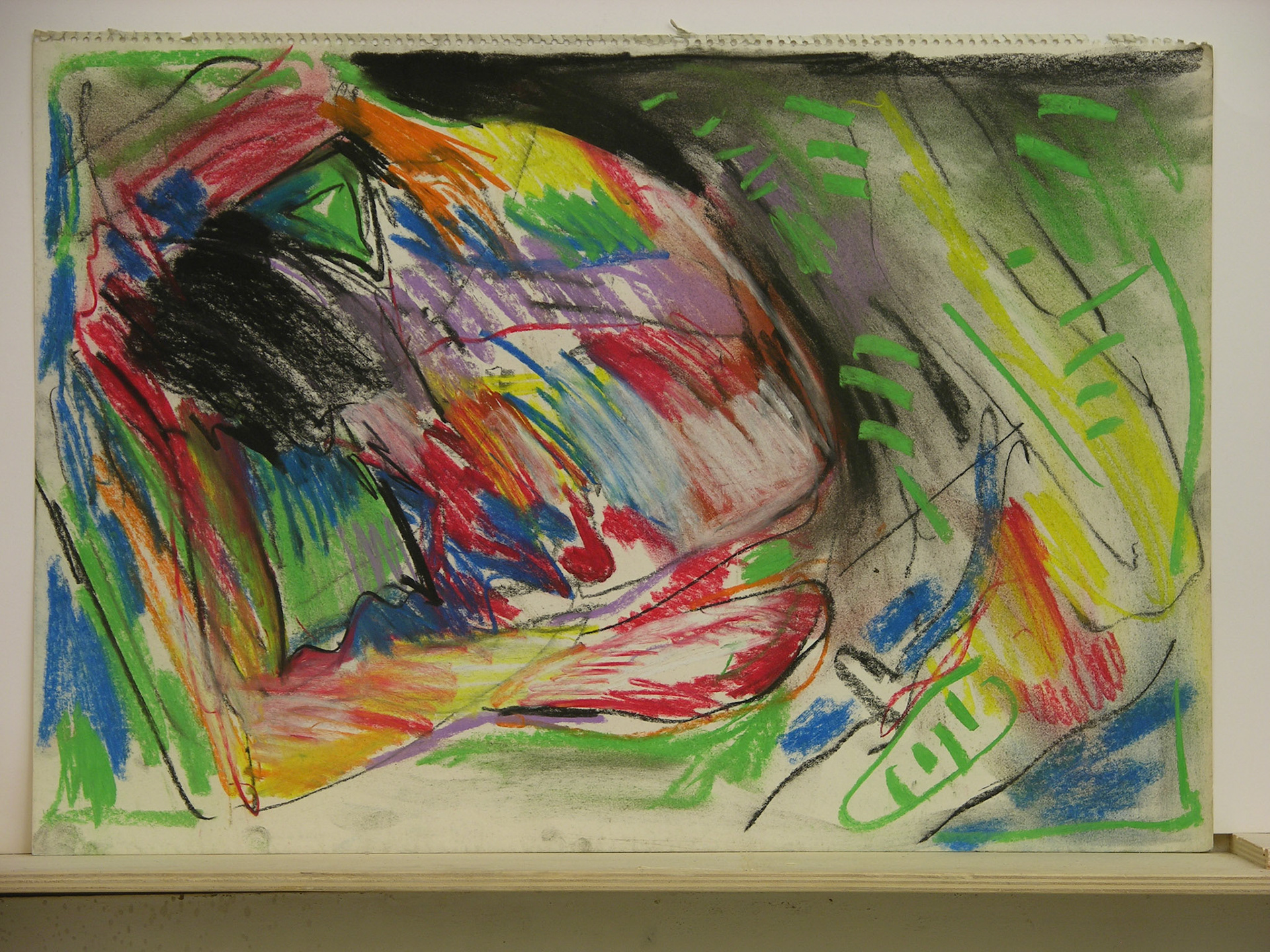 Ceras,pastel/papel.-34x49,3cm