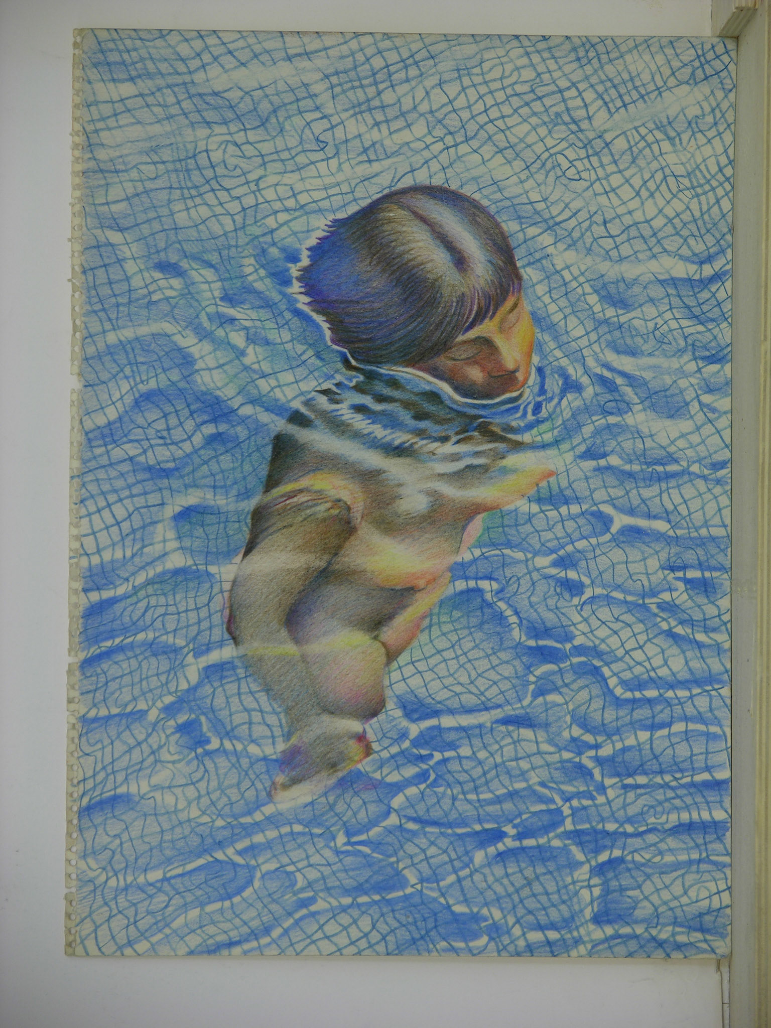 Lápiz color/papel.- 34,3x24,2cm