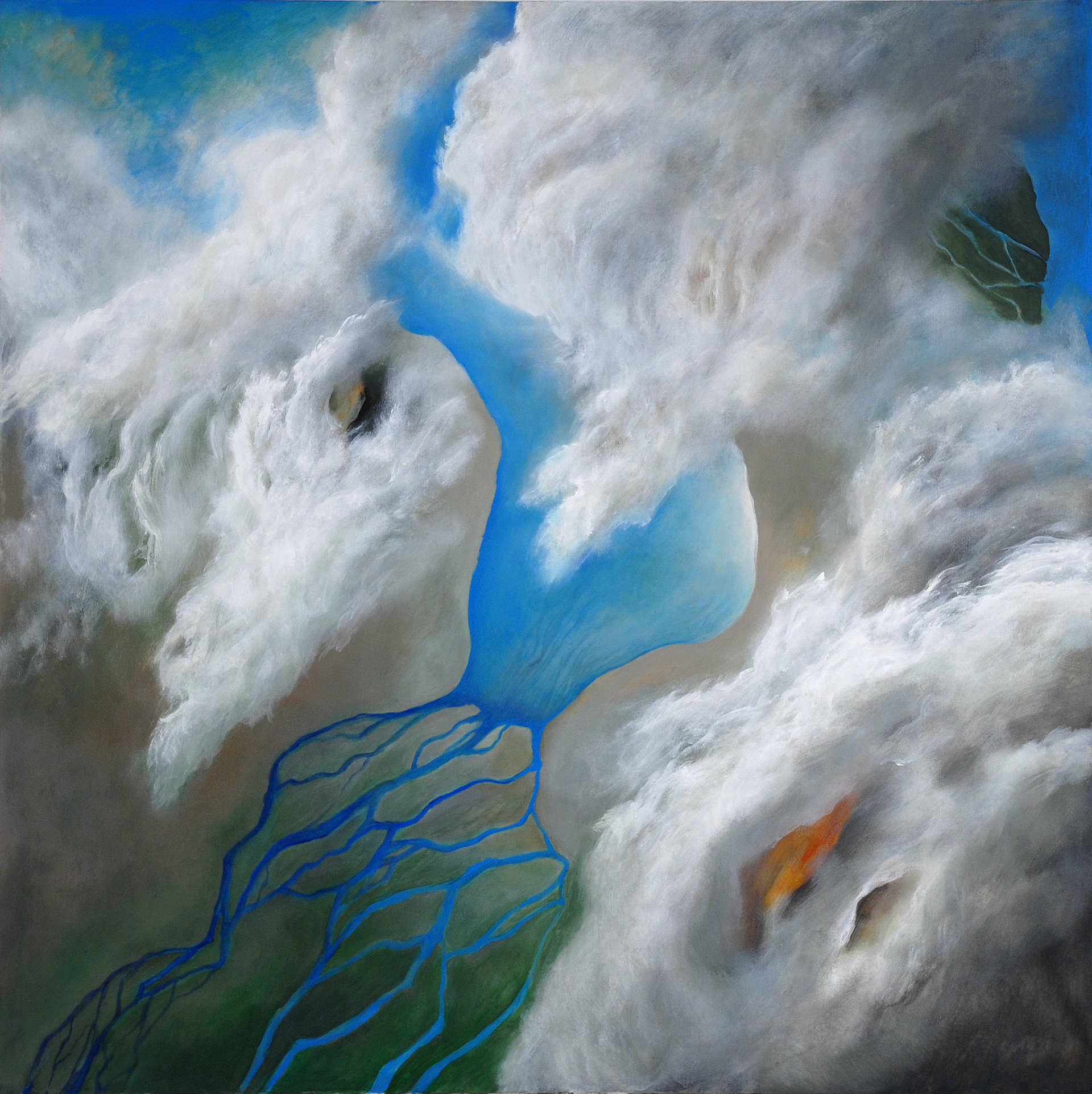 Acrílico/ lienzo 146 x 146 cm