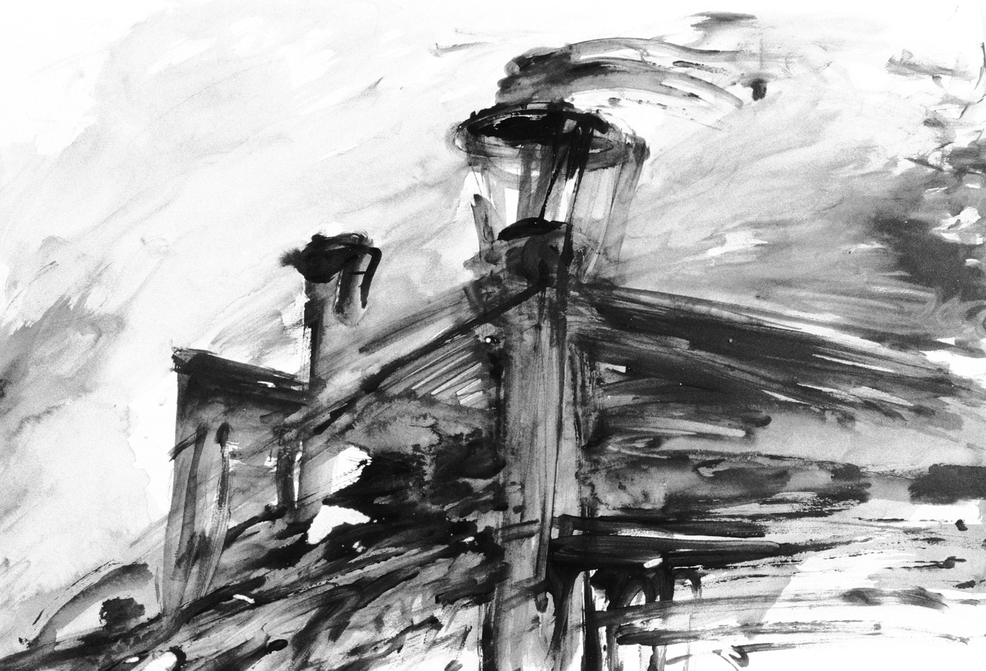 Aguada/papel.-50x69,5cm