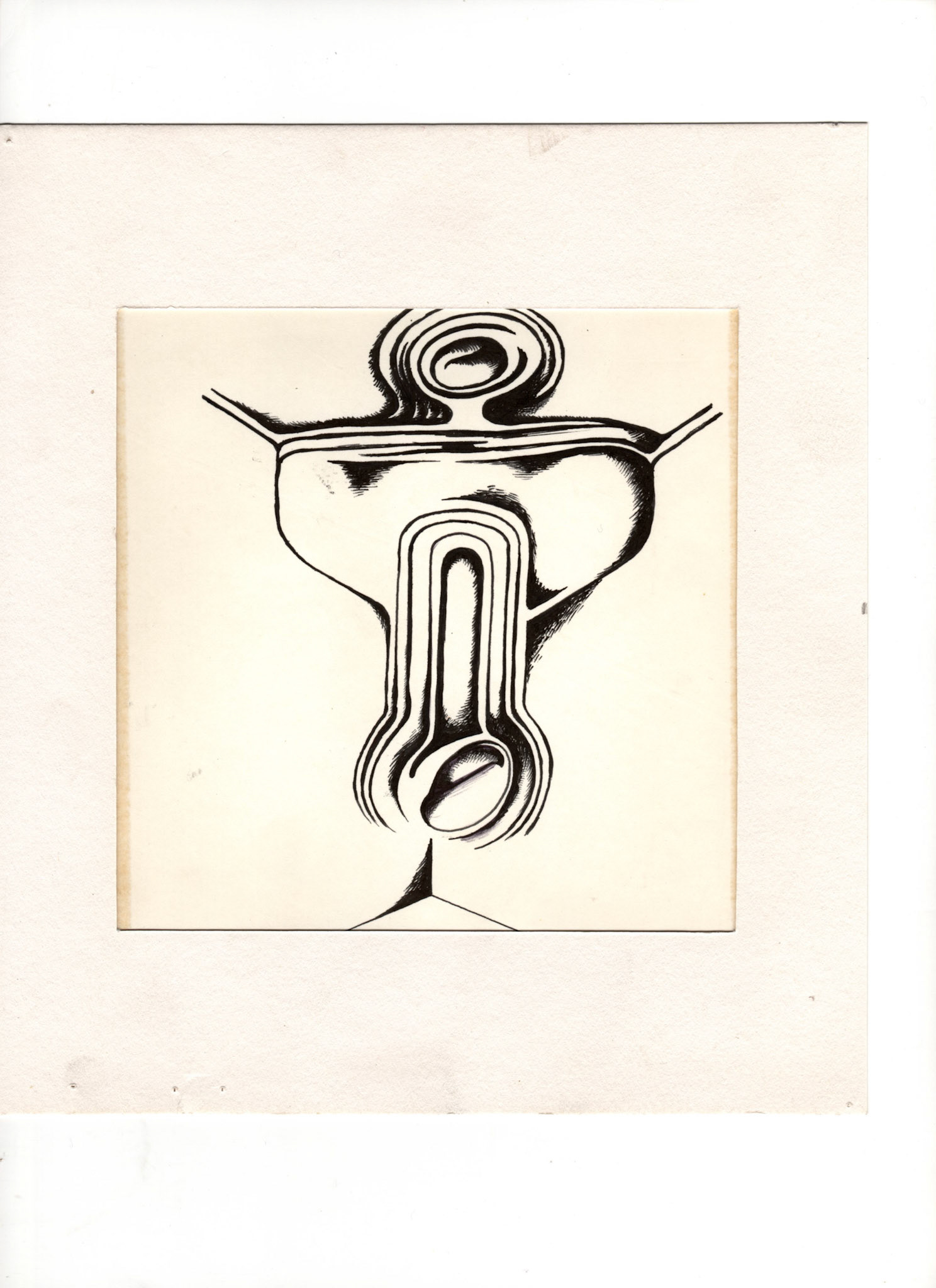 boligrafo/papel._ 14,3 x 14,3 cm