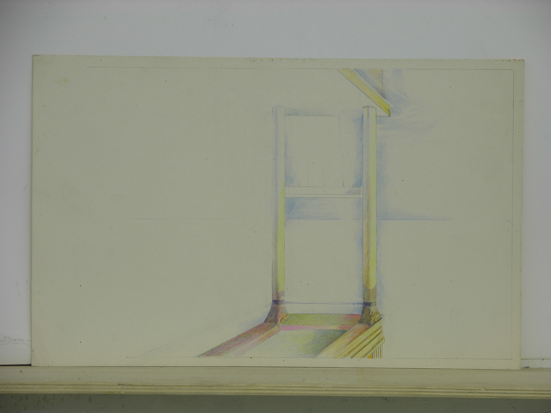 Lápiz color/papel.-24x37,8cm