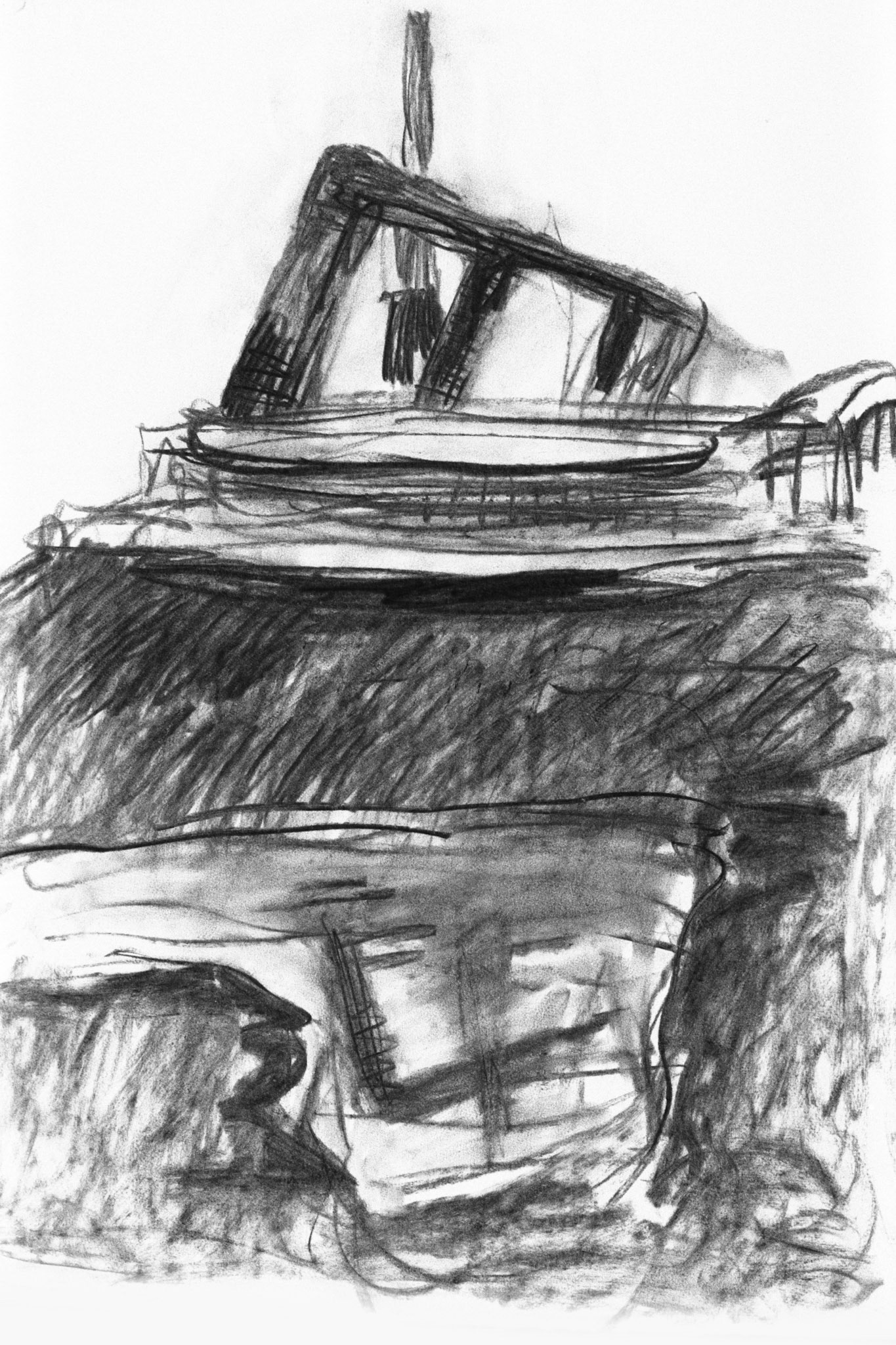 Carboncillo/papel.- 65x49,5cm