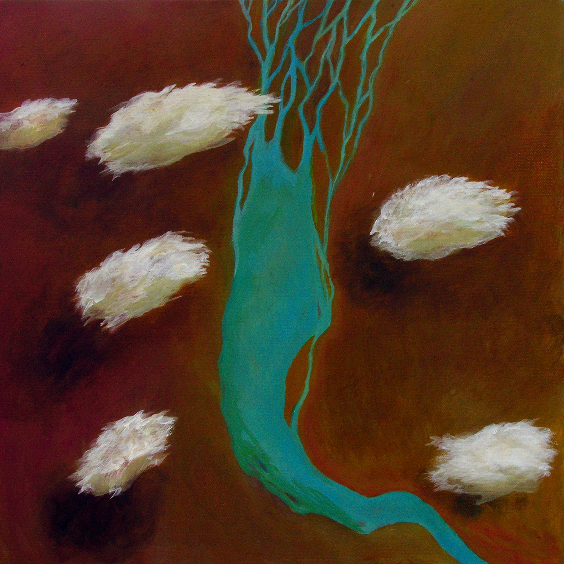 Acrílico/ lienzo._40 x 40 cm