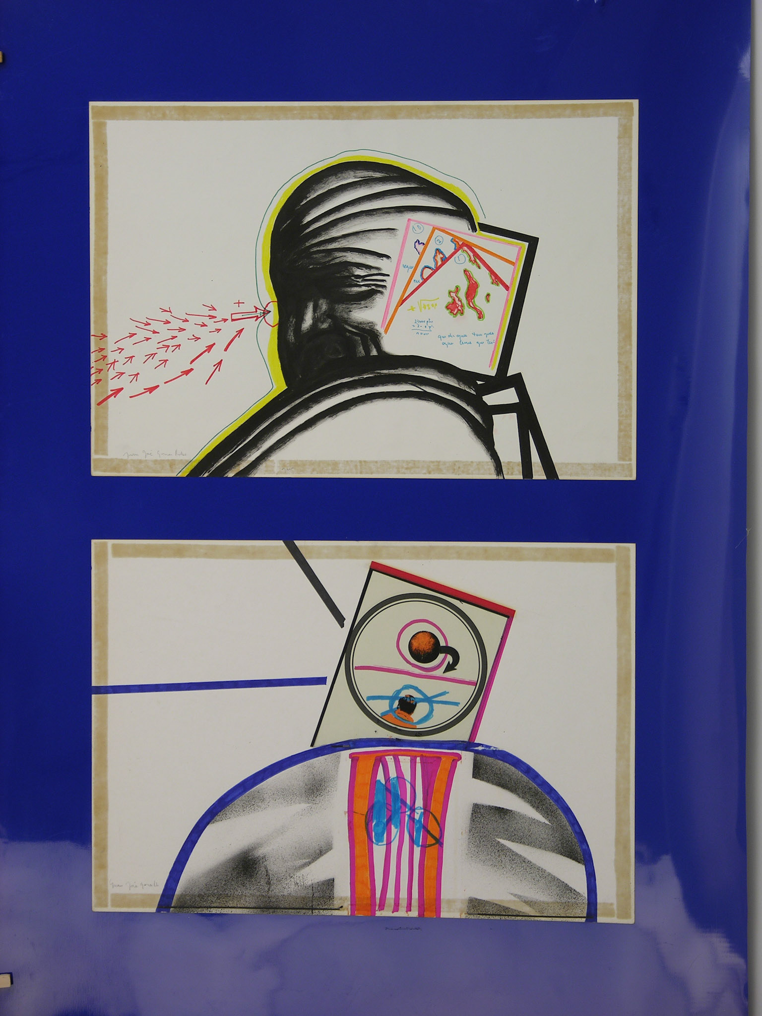 Técnica mixta.- 95,5 x 70cm