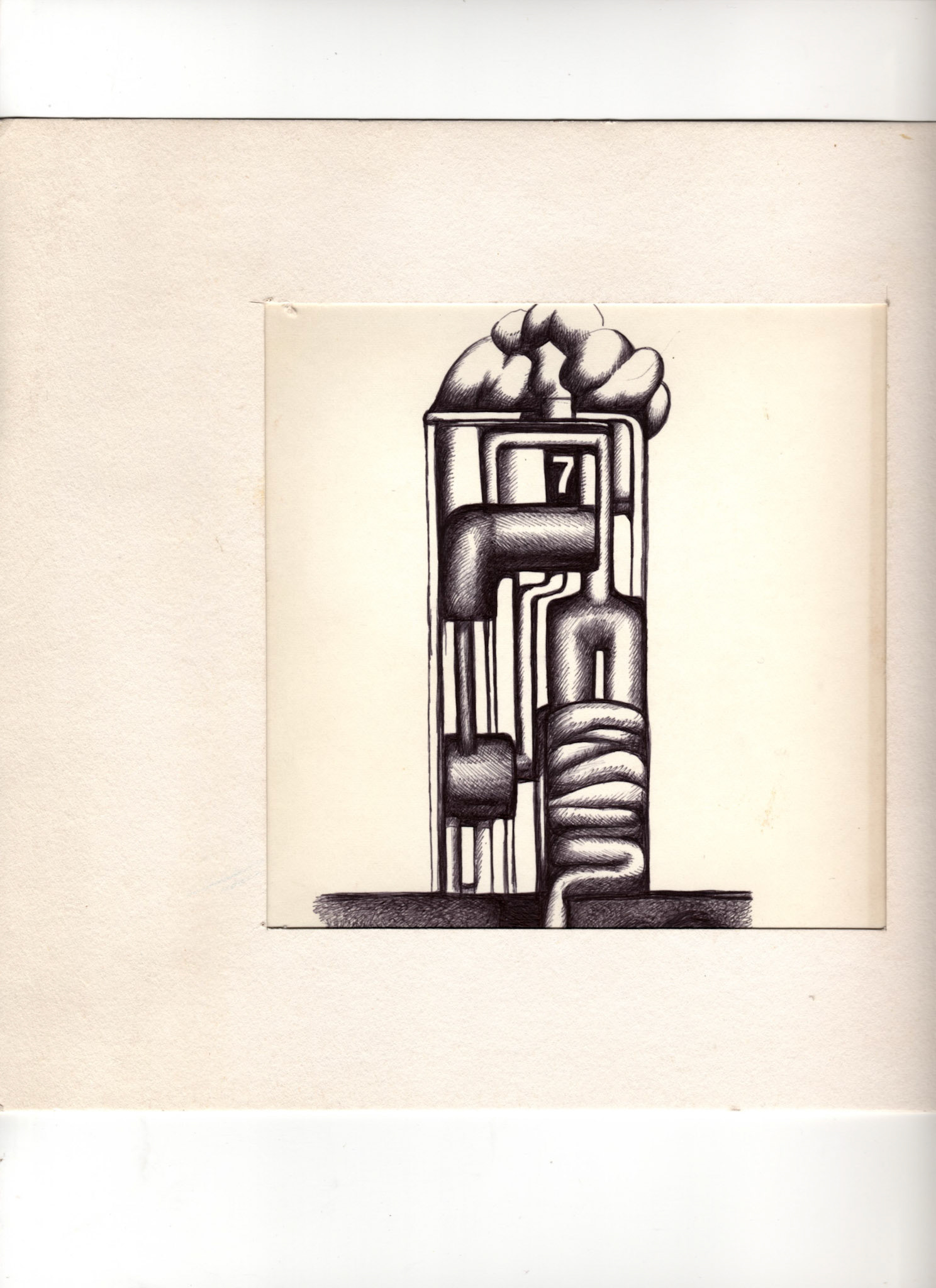 boligrafo/papel._ 14,3 x 14,3 cm