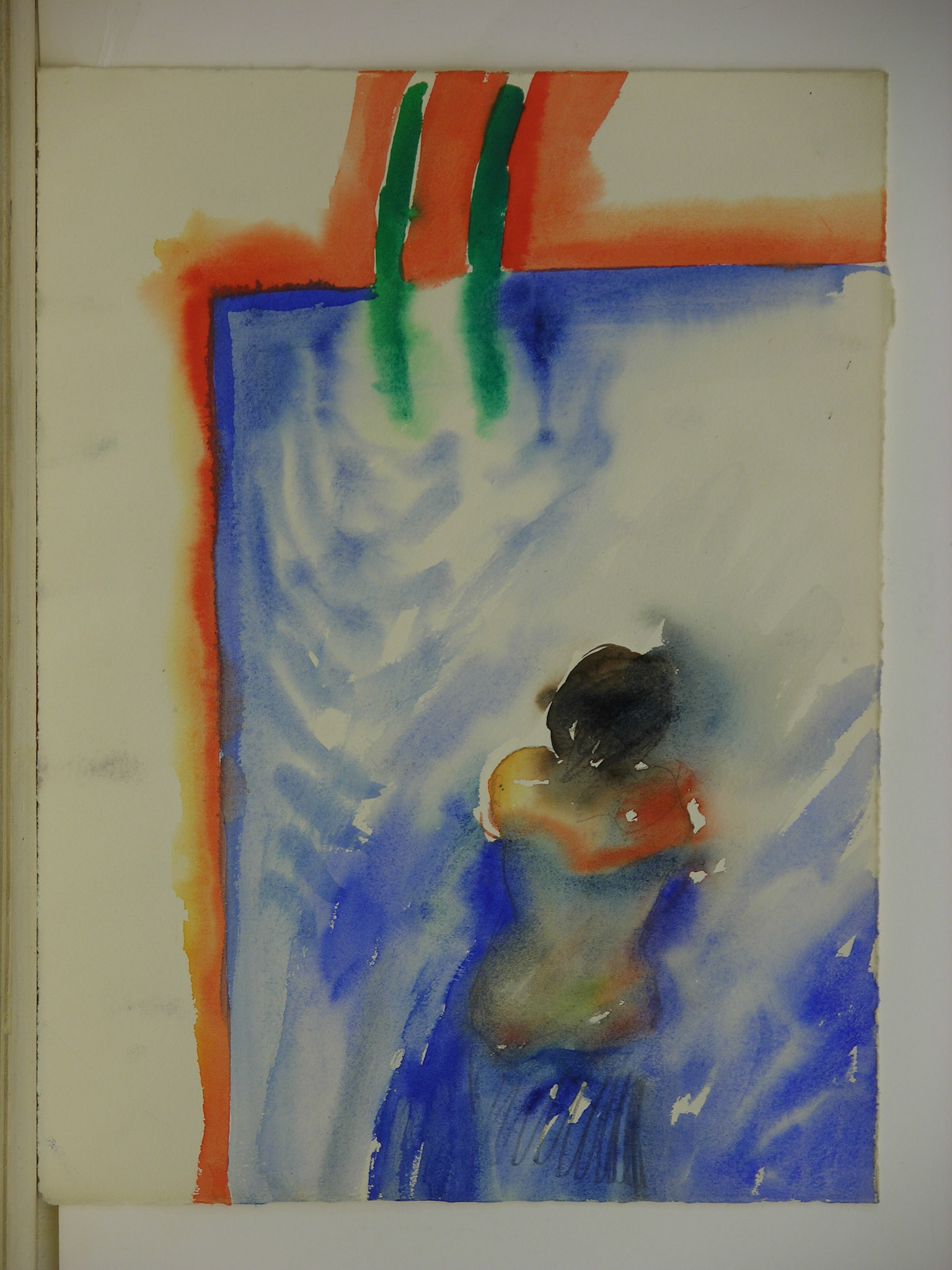 Acuarela/ papel.-38,5x26,5cm