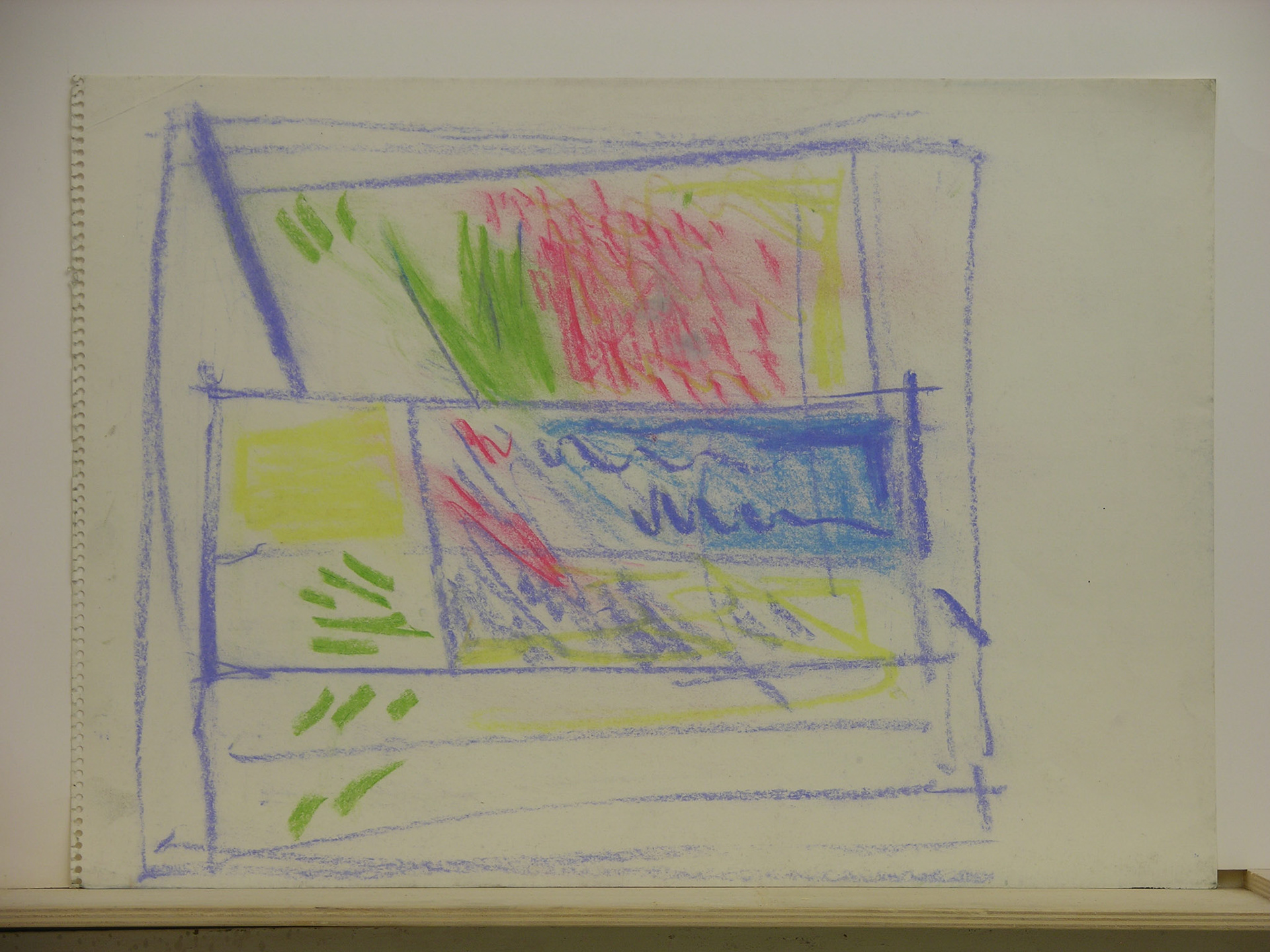 pastel/papel.-47,4x34cm