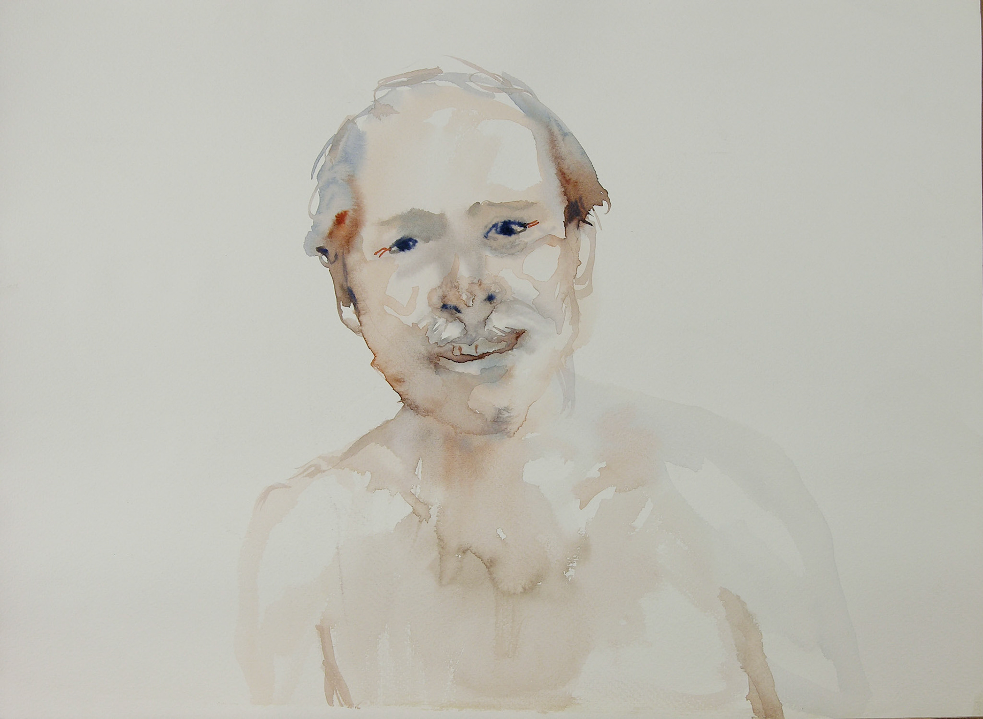 Retrato, Acuarela / Papel, 29,7cm x 39,7cm