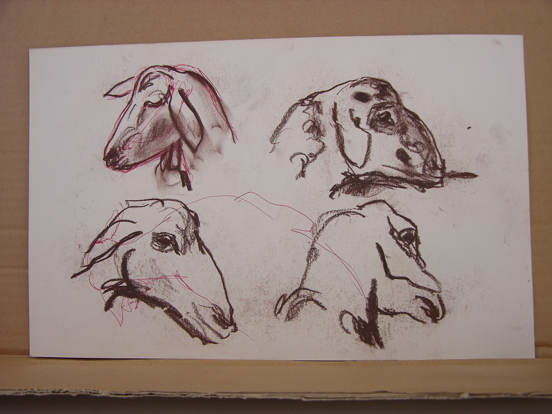 Barra conté/papel .- 24x37,7cm