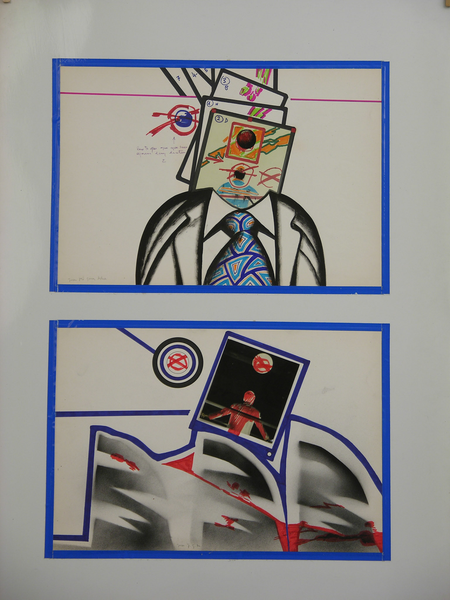 Técnica mixta.- 95,5 x 70cm