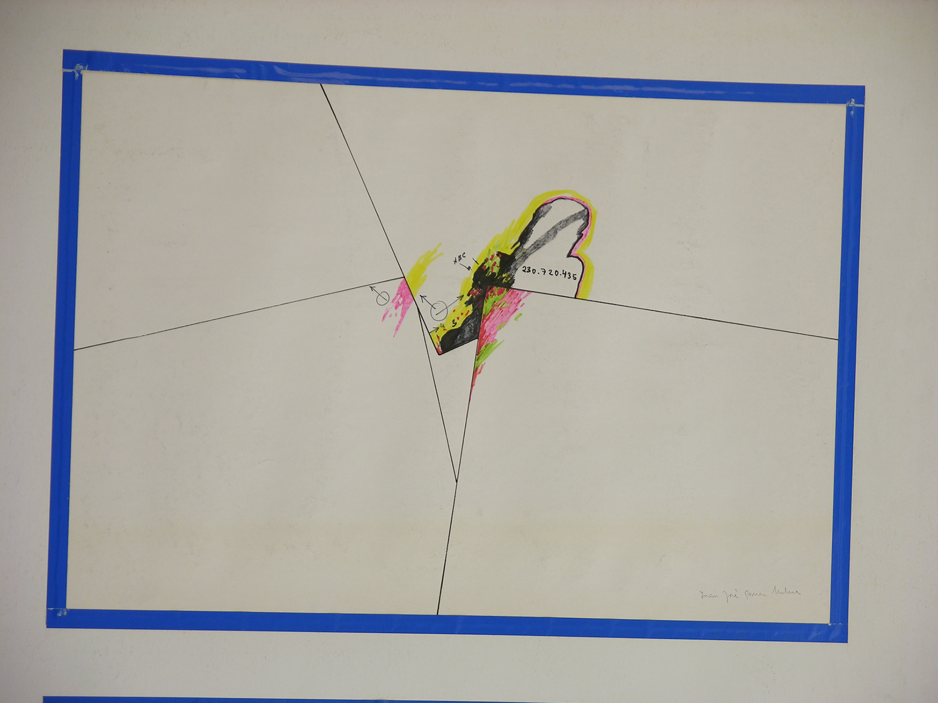 Técnica mixta.- 95,5 x 70cm