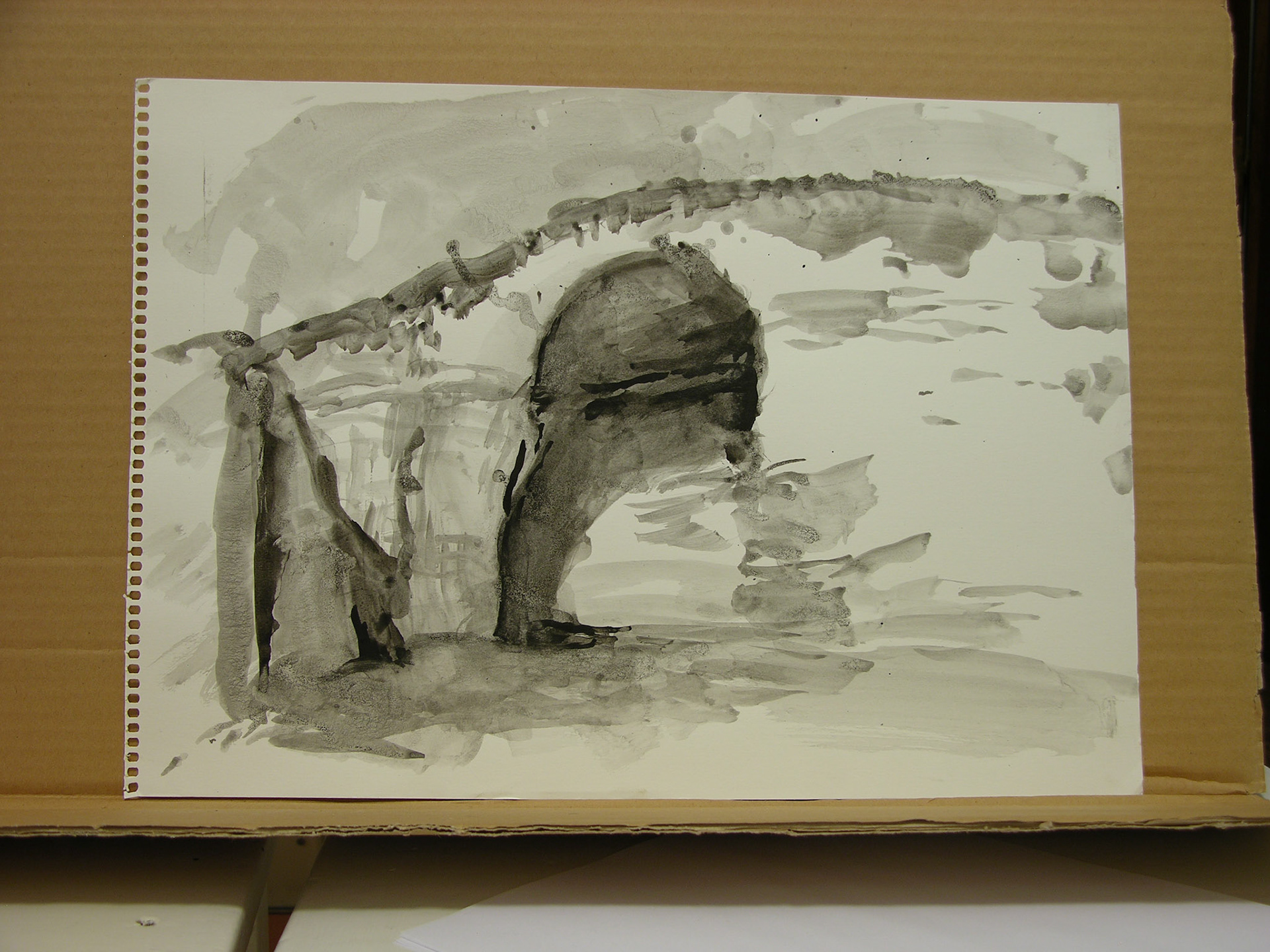 Acuarela/papel.-  29,8x41cm