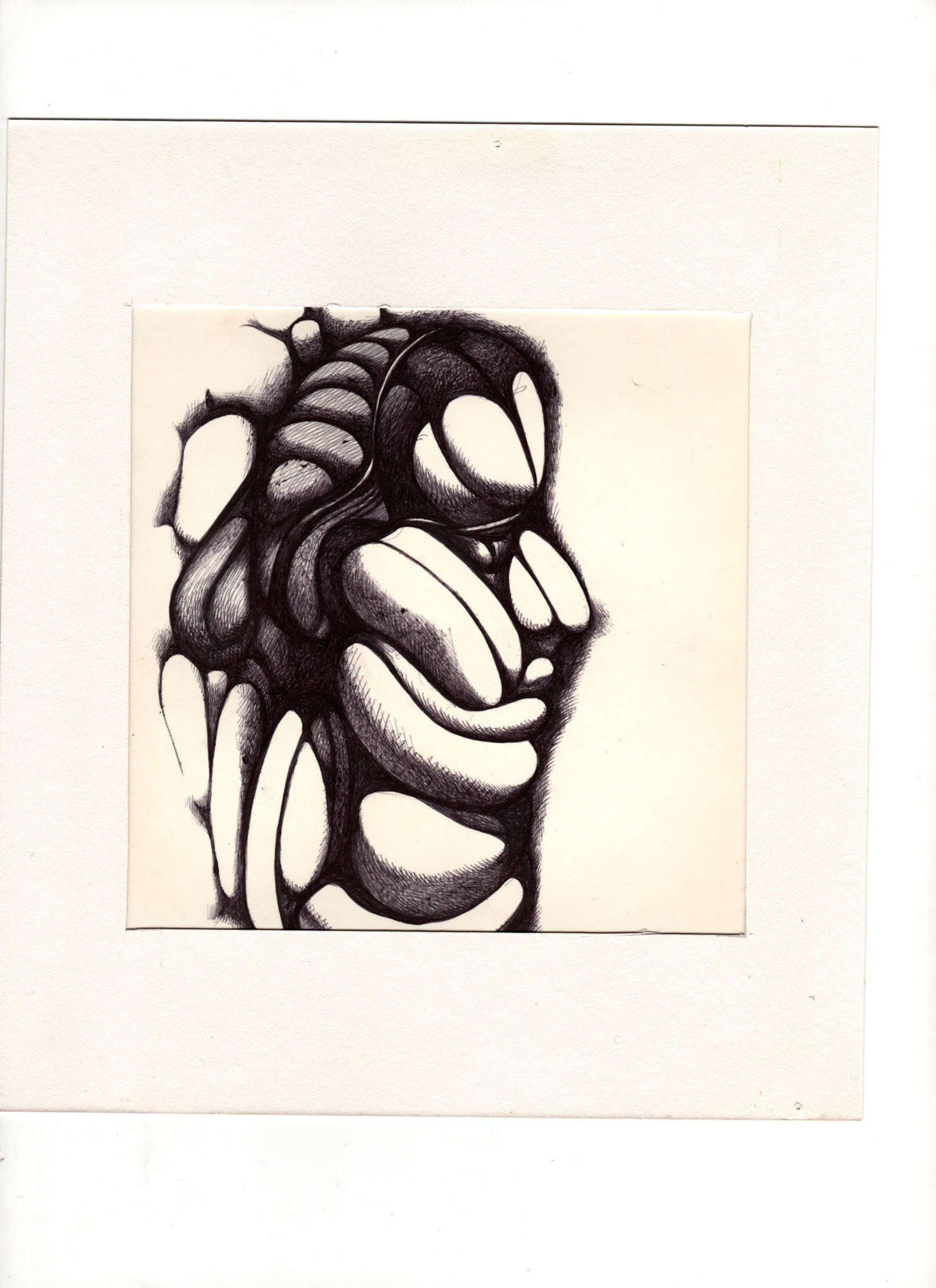 boligrafo/papel._ 14,3 x 14,3 cm