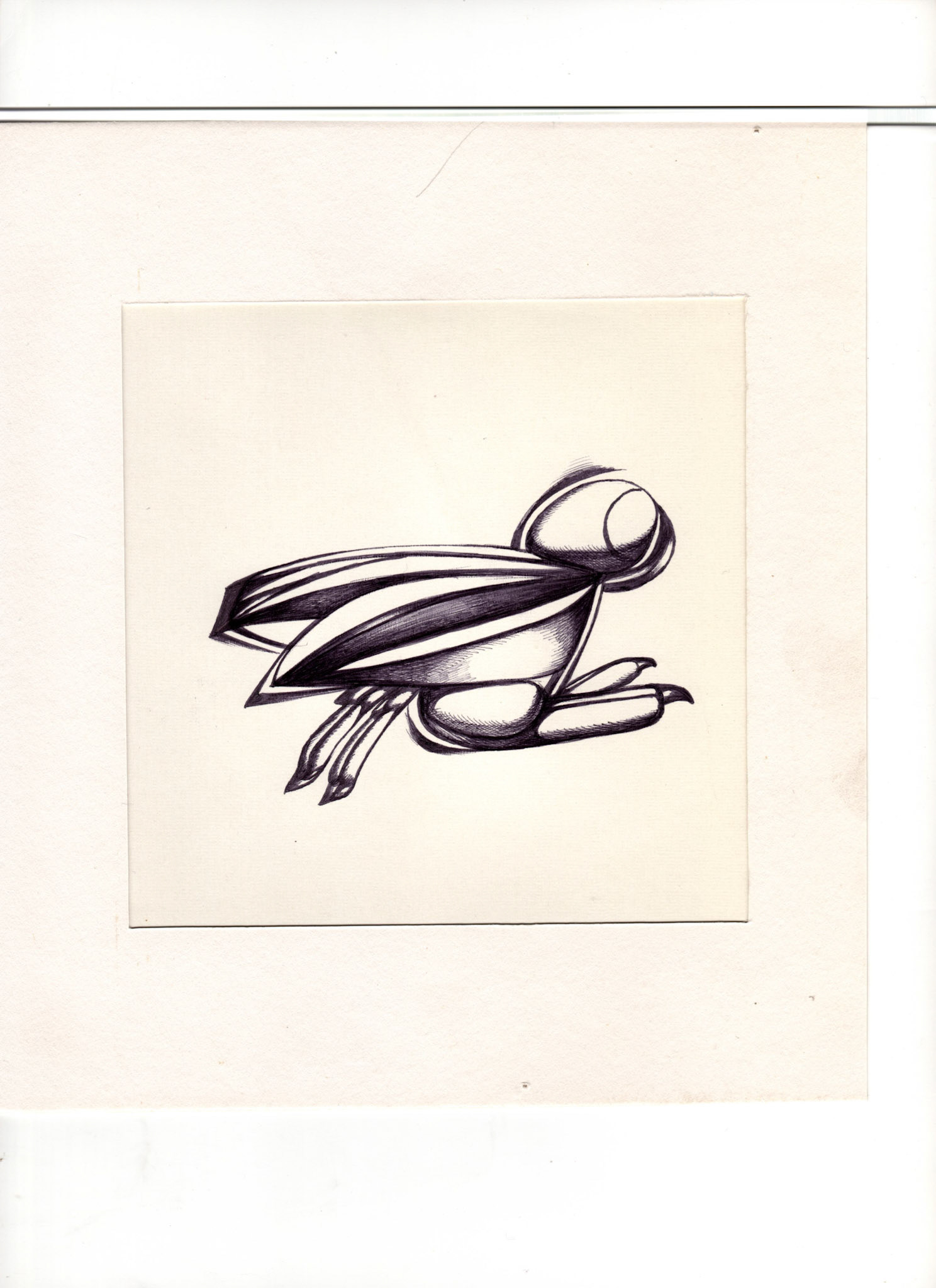 boligrafo/papel._ 14,3 x 14,3 cm