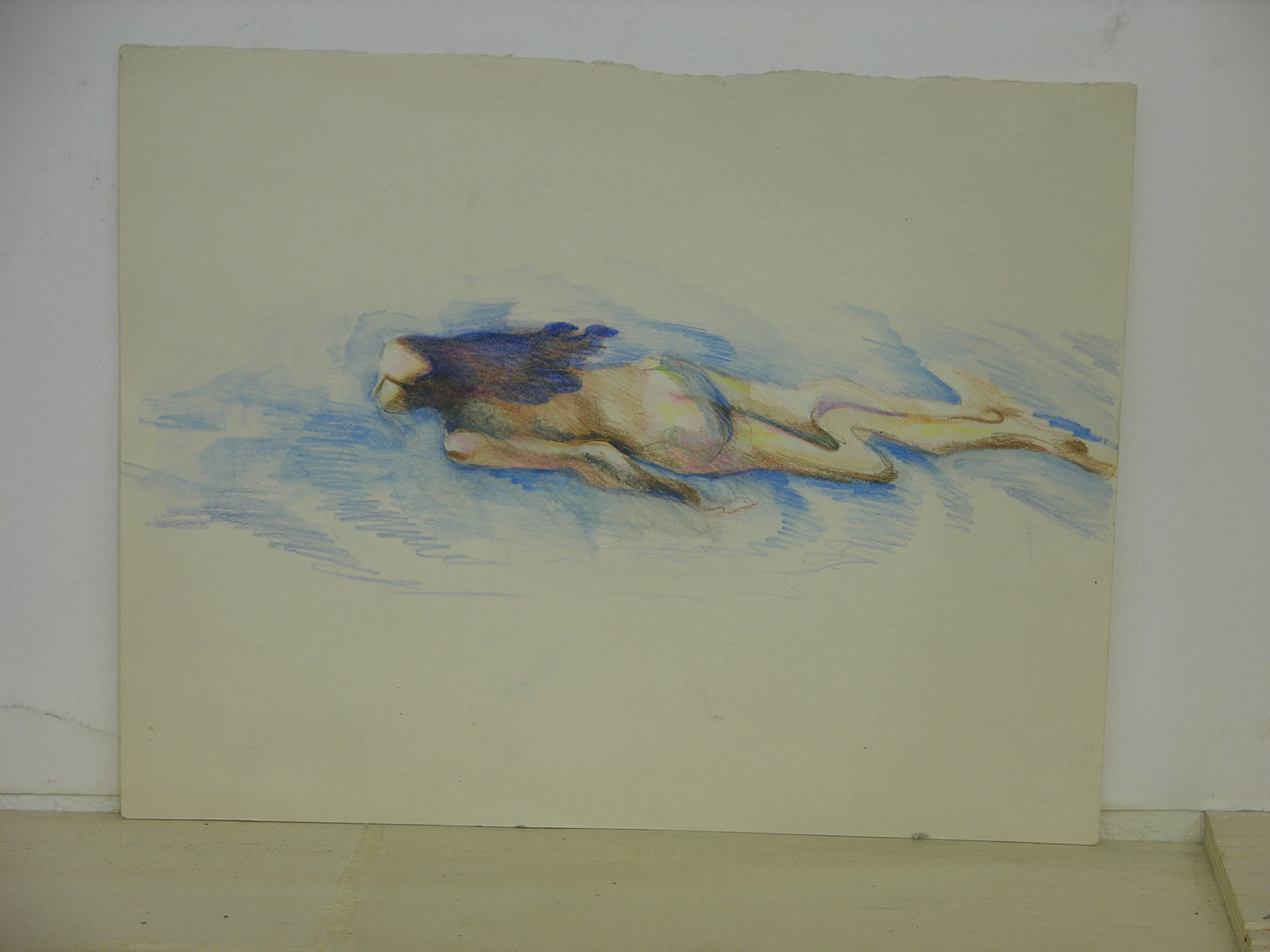 Lápiz color/papel.- 19x24cm