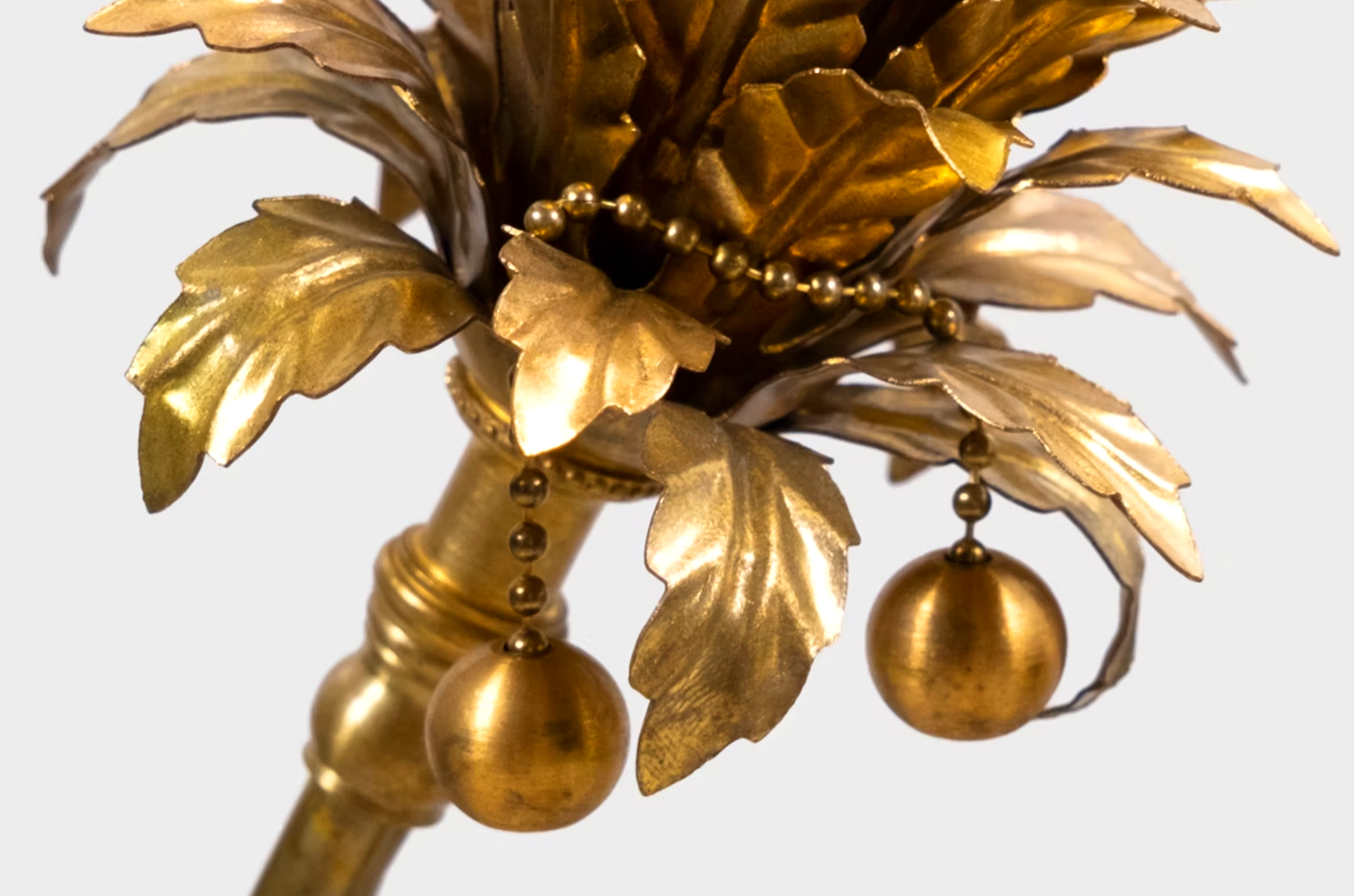 Brass Coconuts On Bead Chains