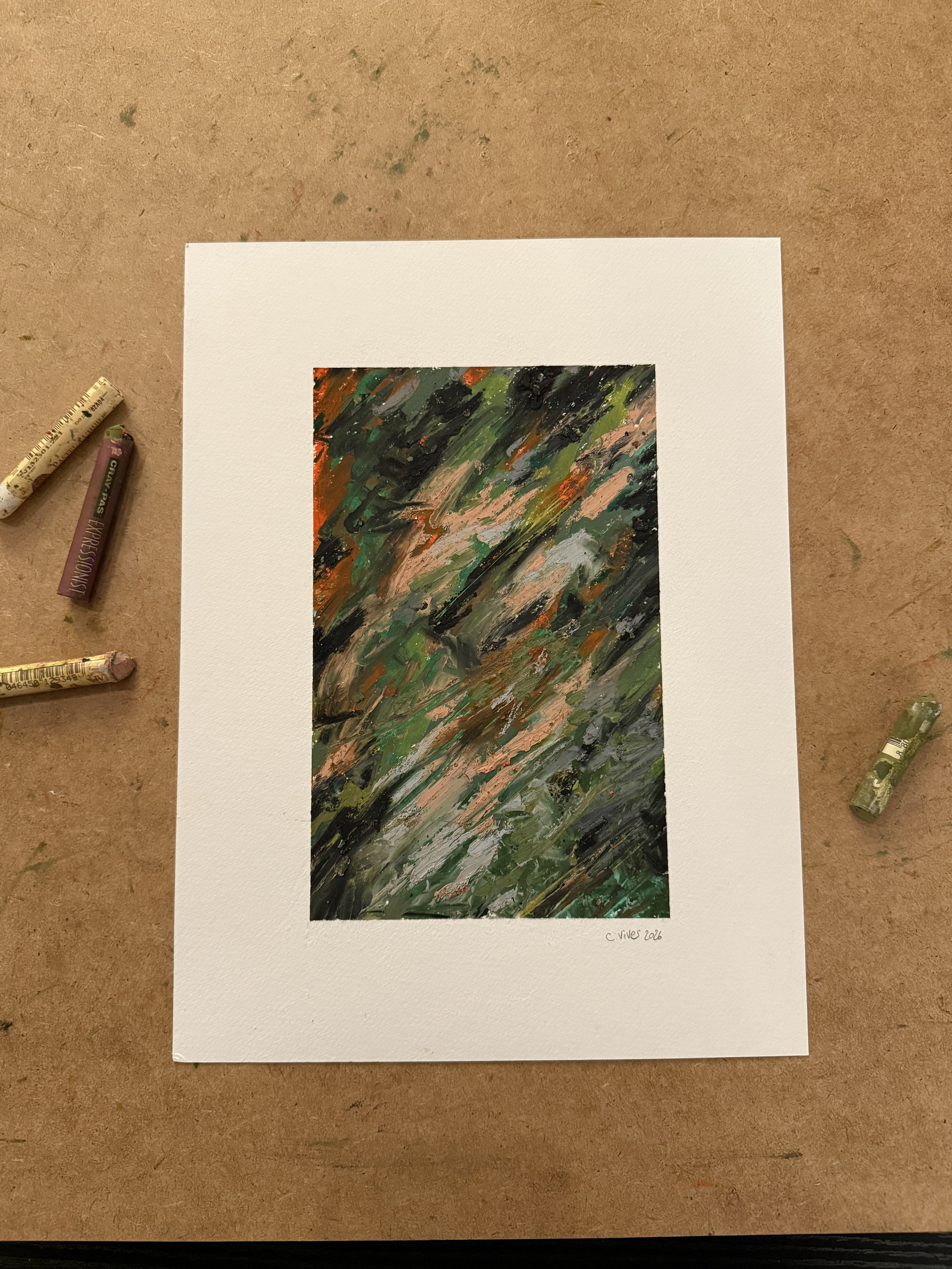 Clément Vives - Oil pastel artist