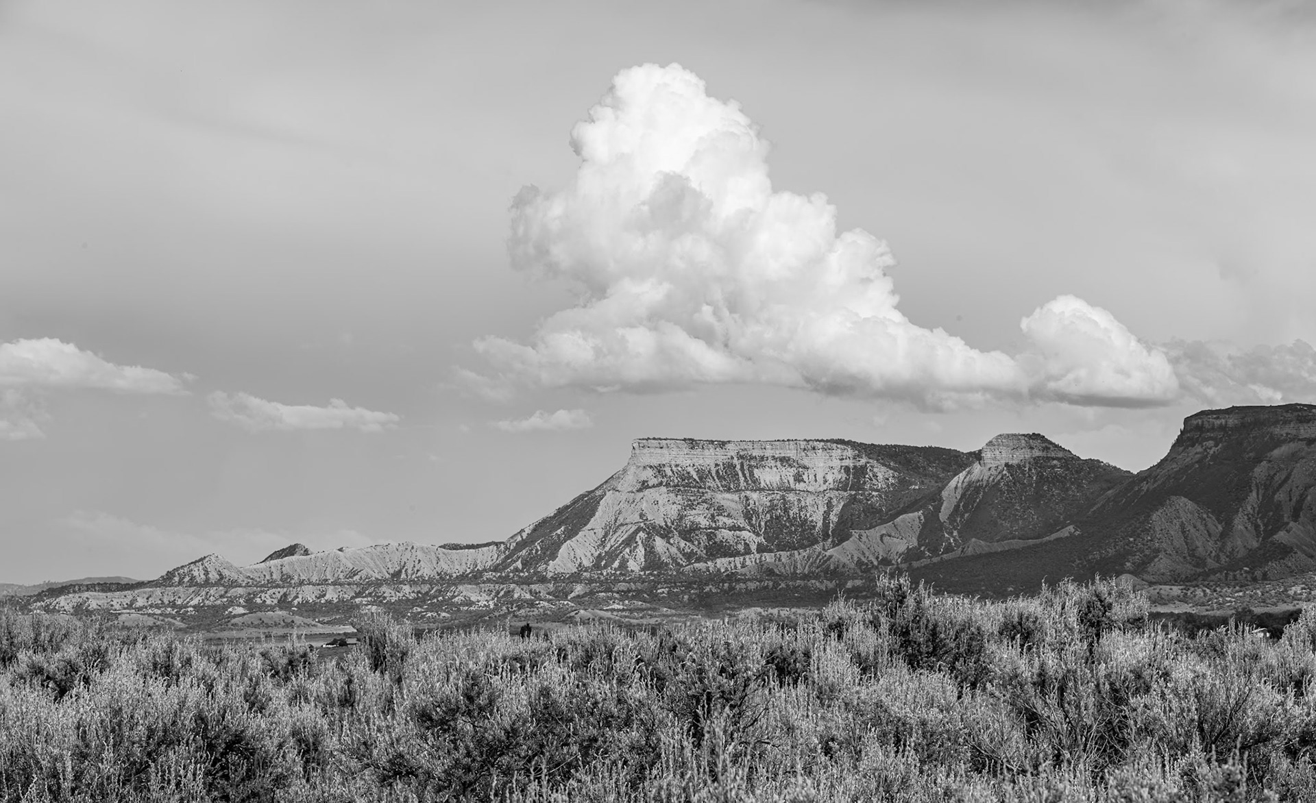 Thunderhead over the Mesa - Mesa Verde NP