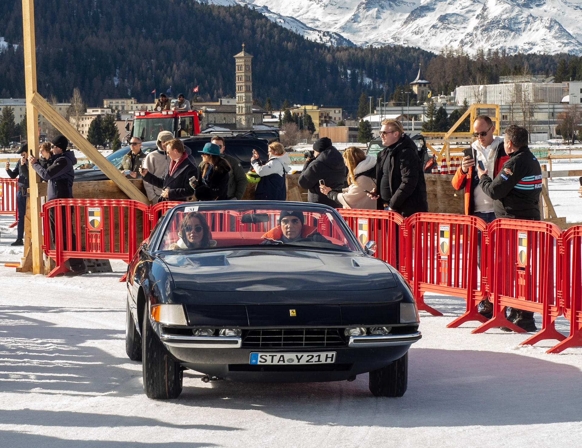 ICE St Moritz 2023 Ferrari 365 GTS/4 # 14543  Queen Wheels