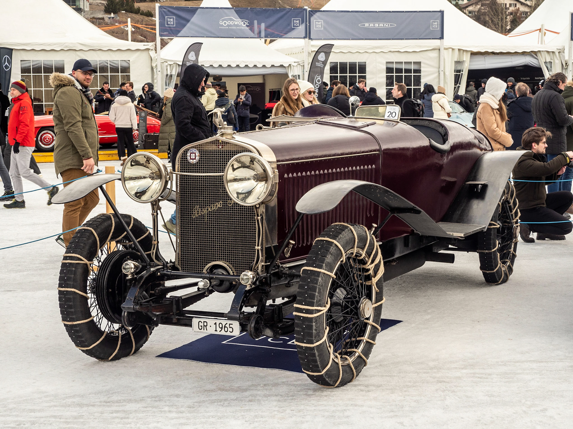 ICE St Moritz 2023 Hispano Suiza H6C Queens on Wheels