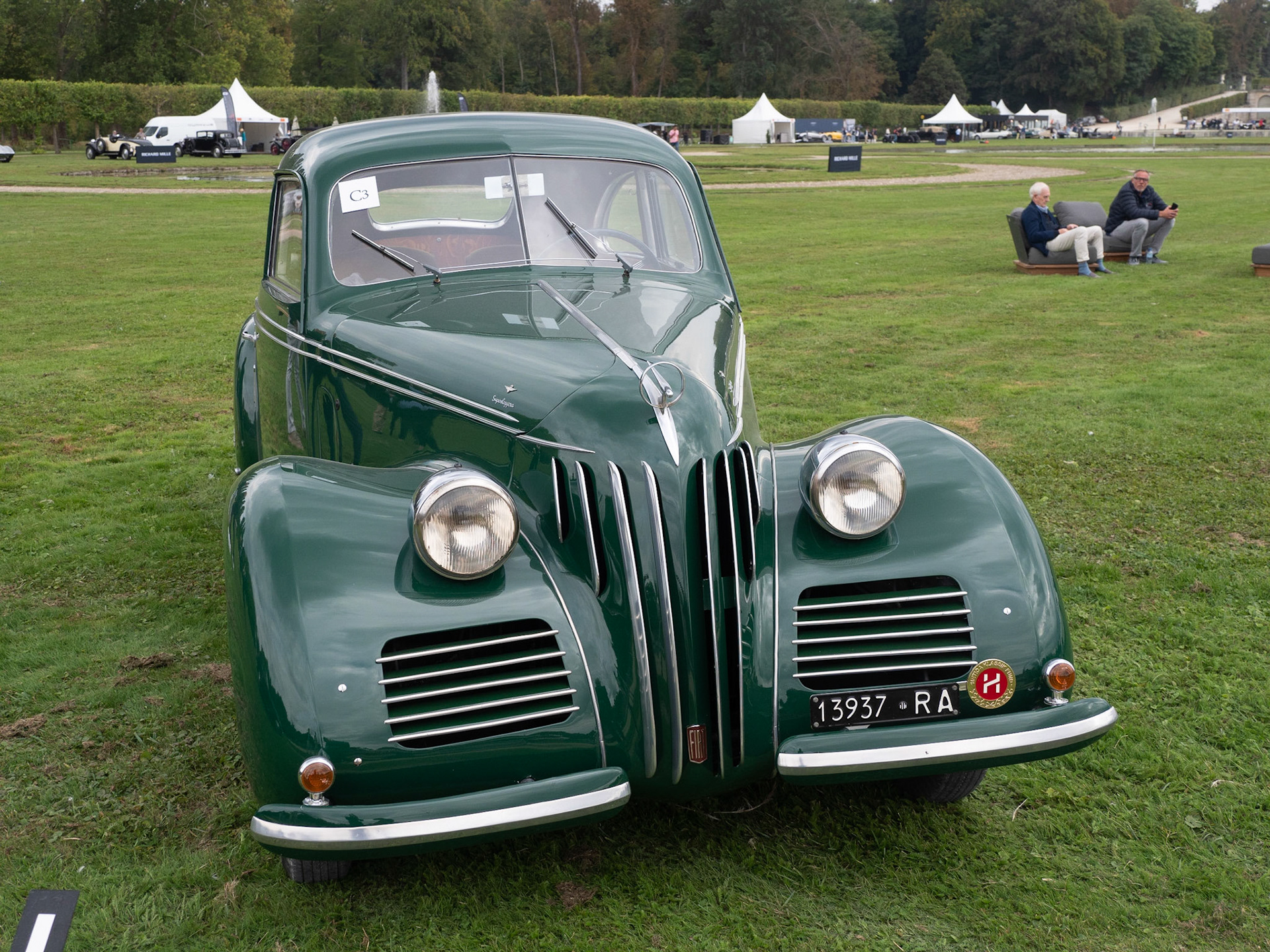 Chantilly Arts & Elegance 2022    CATEGORIA: Carrozzeria Touring (dopo la guerra) Fiat 1500 6C Berlinetta Superleggera 1937