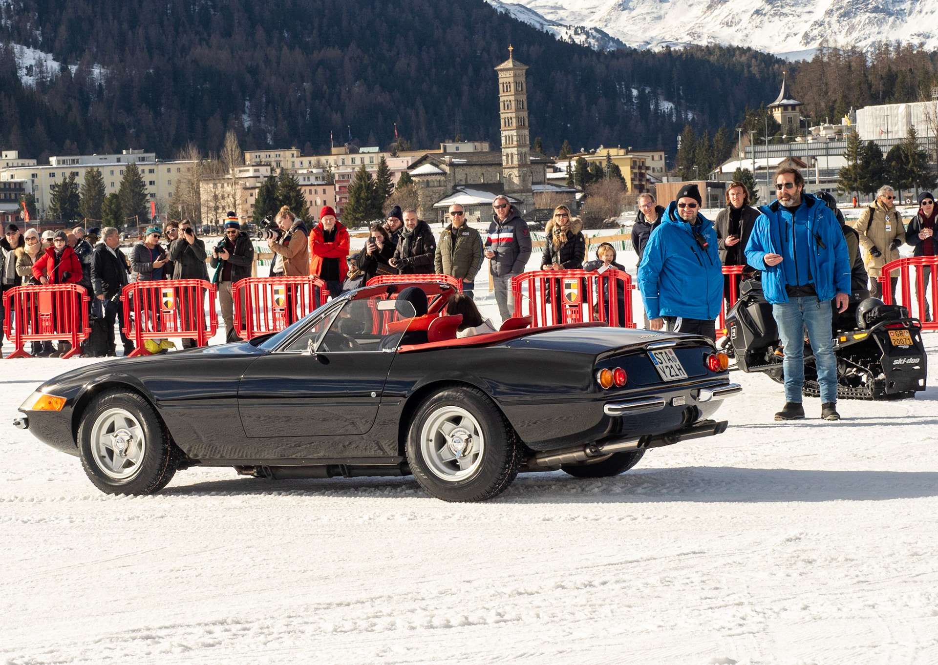ICE St Moritz 2023 Ferrari 365 GTS/4 # 14543  Queen Wheels