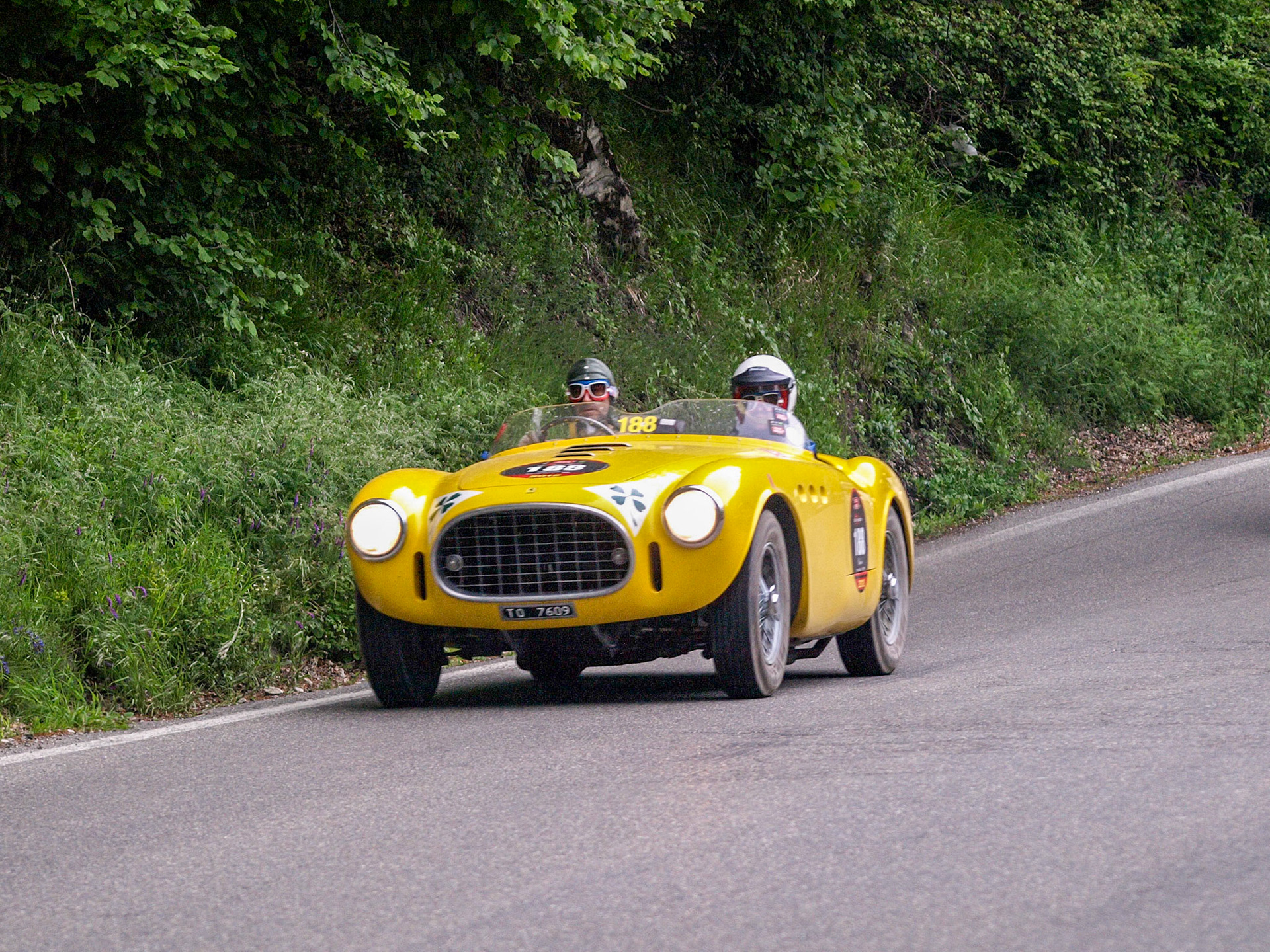 Mille Miglia 2012 Ferrari 225 EXPORT Vignale # 0198ET