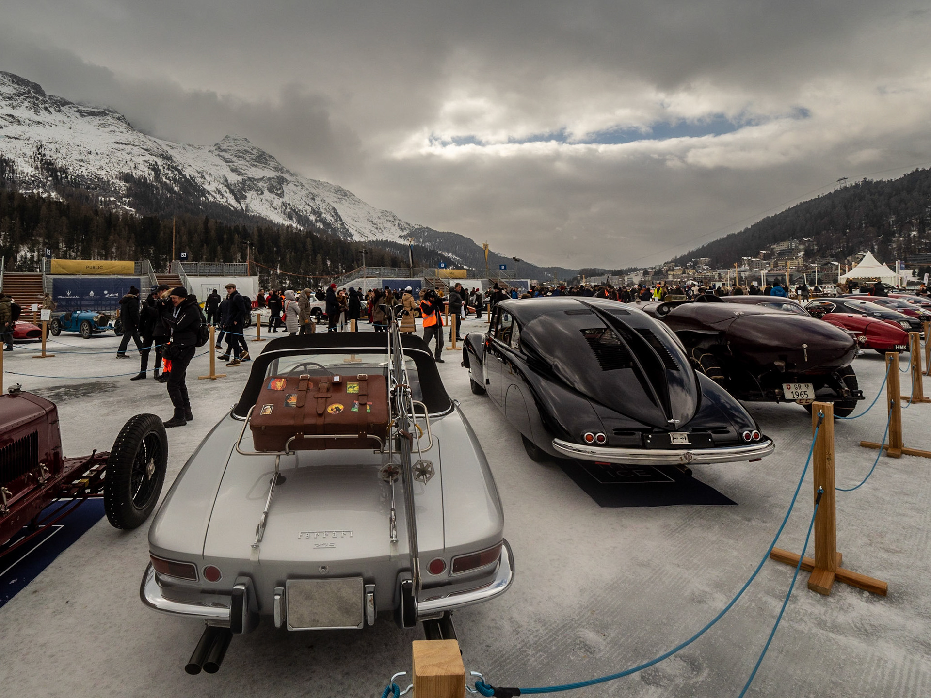 ICE St Moritz 2023 Ferrari 275 GTS # 7163  Queen Wheels