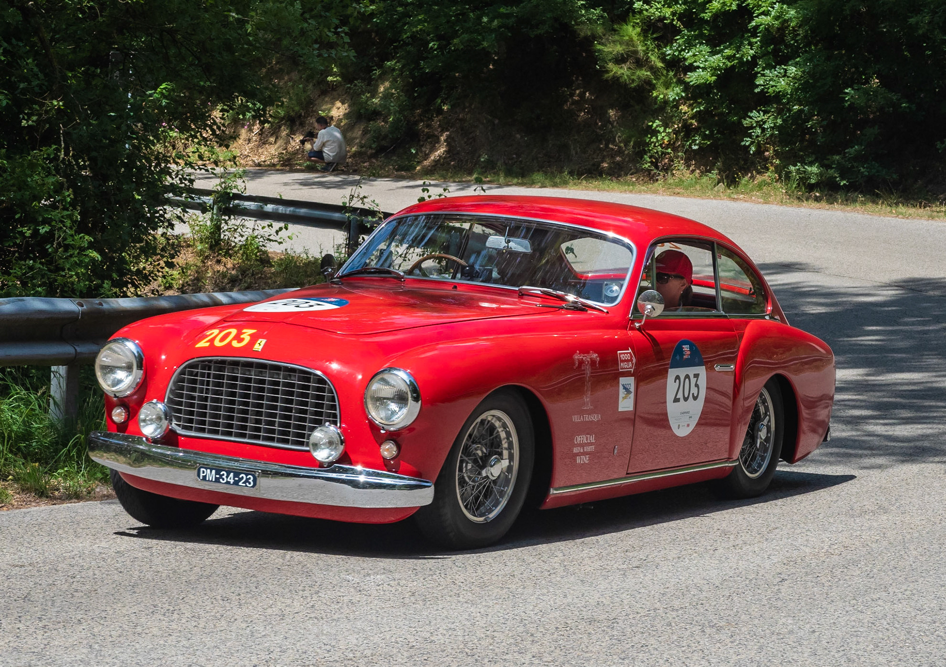 2022 Mille Miglia Ferrari 195 INTER Ghia