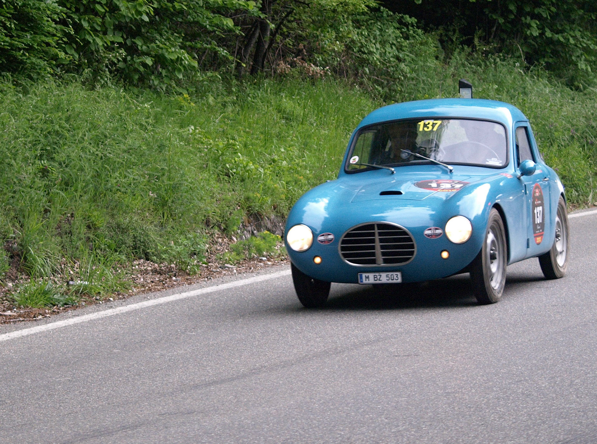 Mille Miglia 2012 Fiat 500 C Coupè Bizzarrini