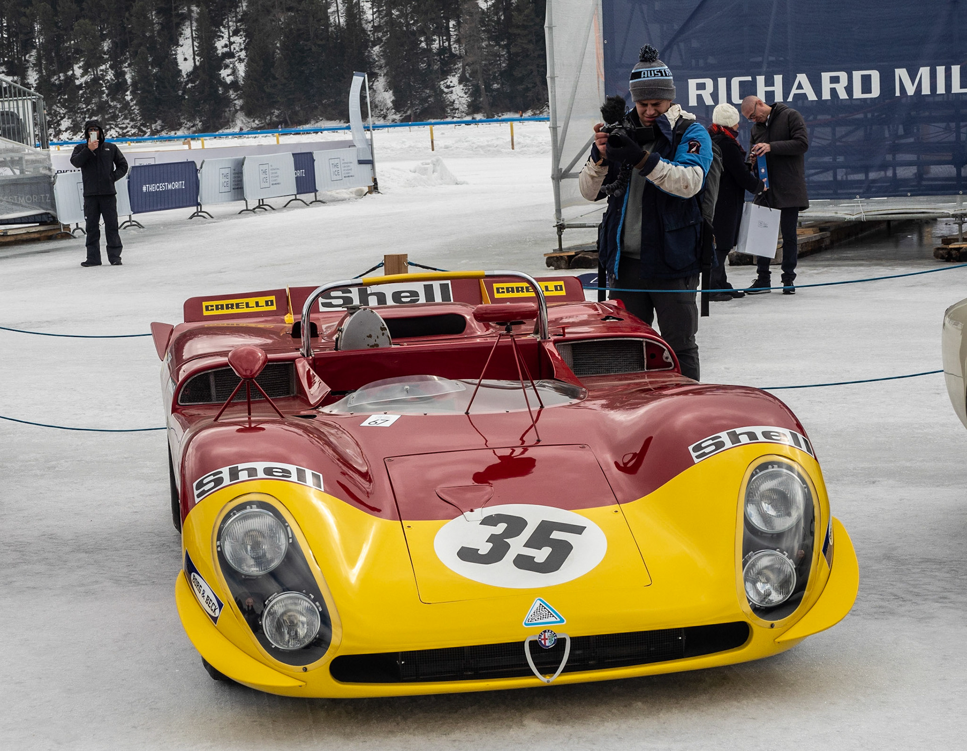  ICE St Moritz 2023 Alfa 33/3 Le Mans  Le Mans 100