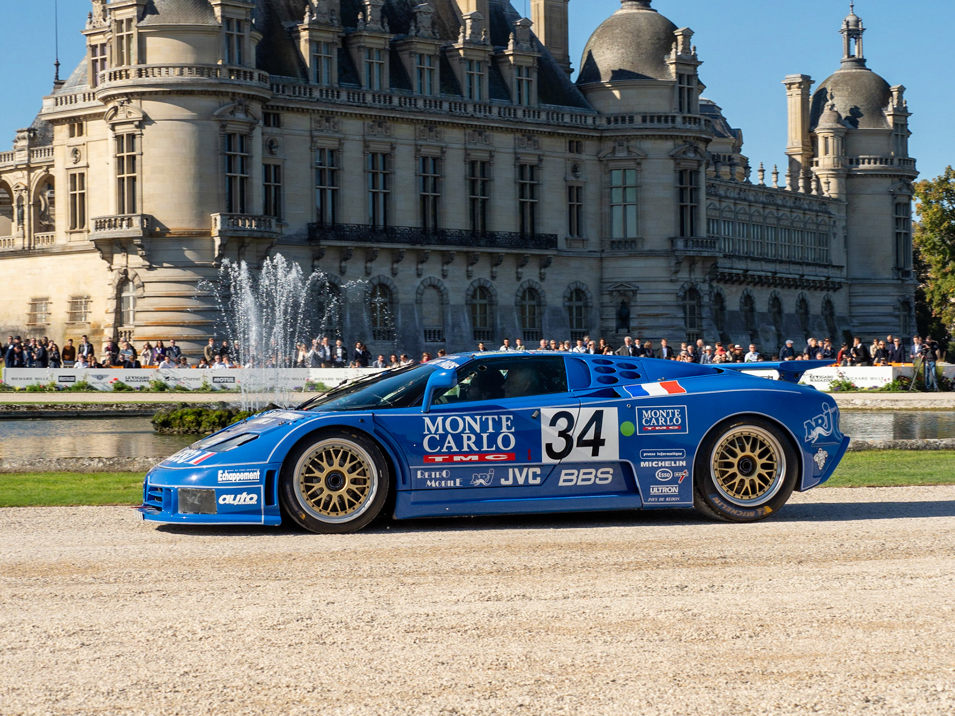 Chantilly Arts & Elegance 2022 BUGATTI EB 110 SS Le Mans