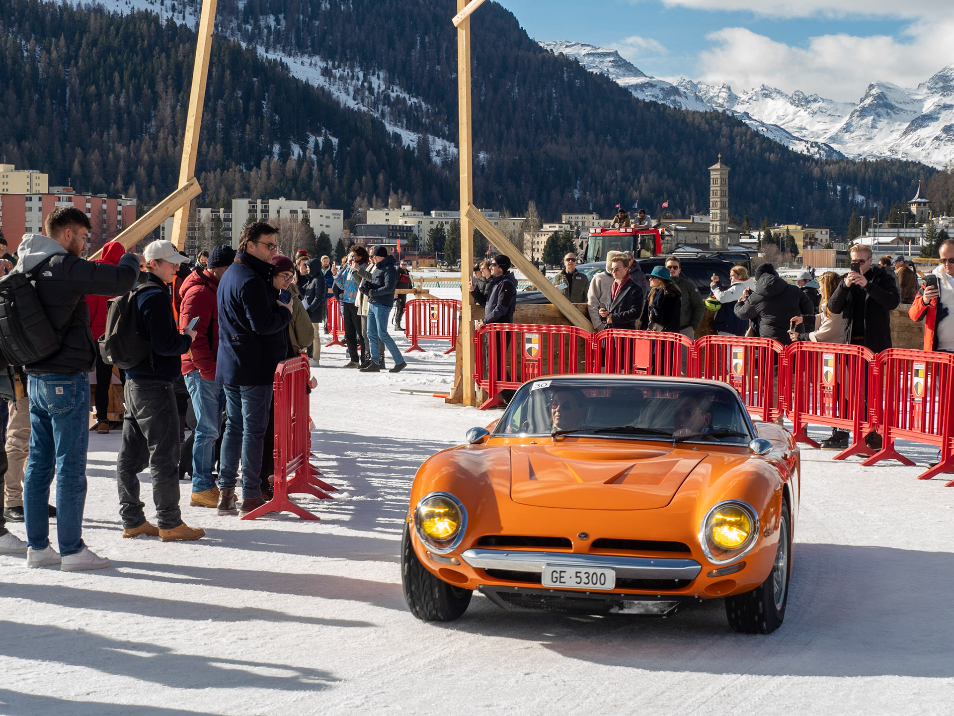 ICE St Moritz 2023 Bizzarrini 5300 GT STRADA # 1A30301 Queen Wheels