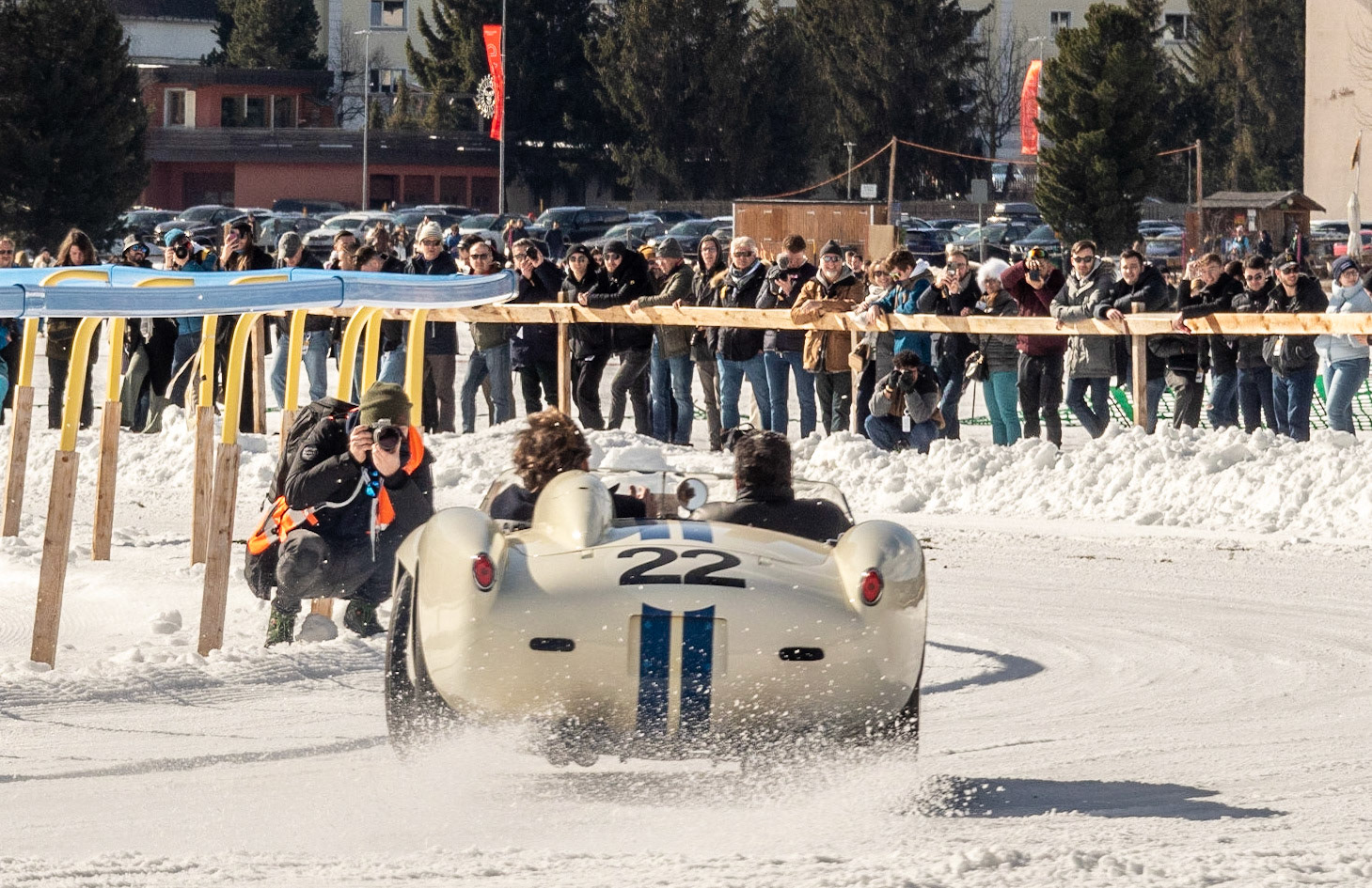 ICE St Moritz 2023 Ferrari 250 TR " Lucybelle " Le Mans 100
