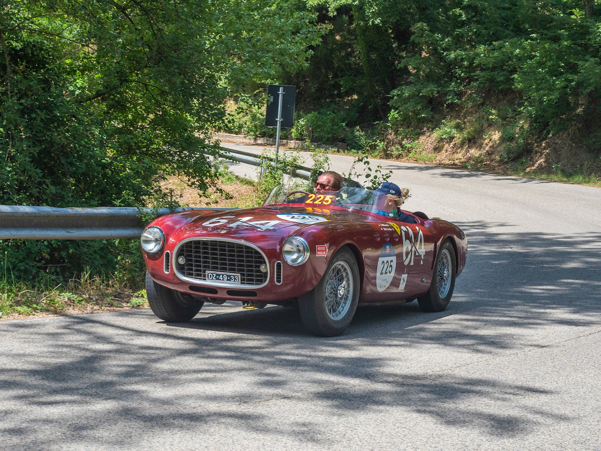 2022 Mille Miglia Ferrari 340 AMERICA # 0196A