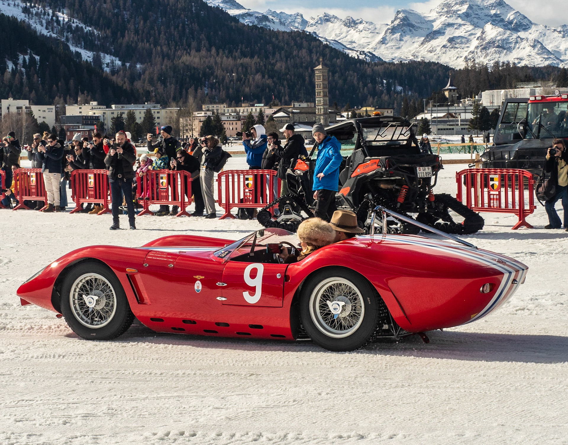 ICE St Moritz 2023 Maserati Type 61 Birdcage  Le Mans 100