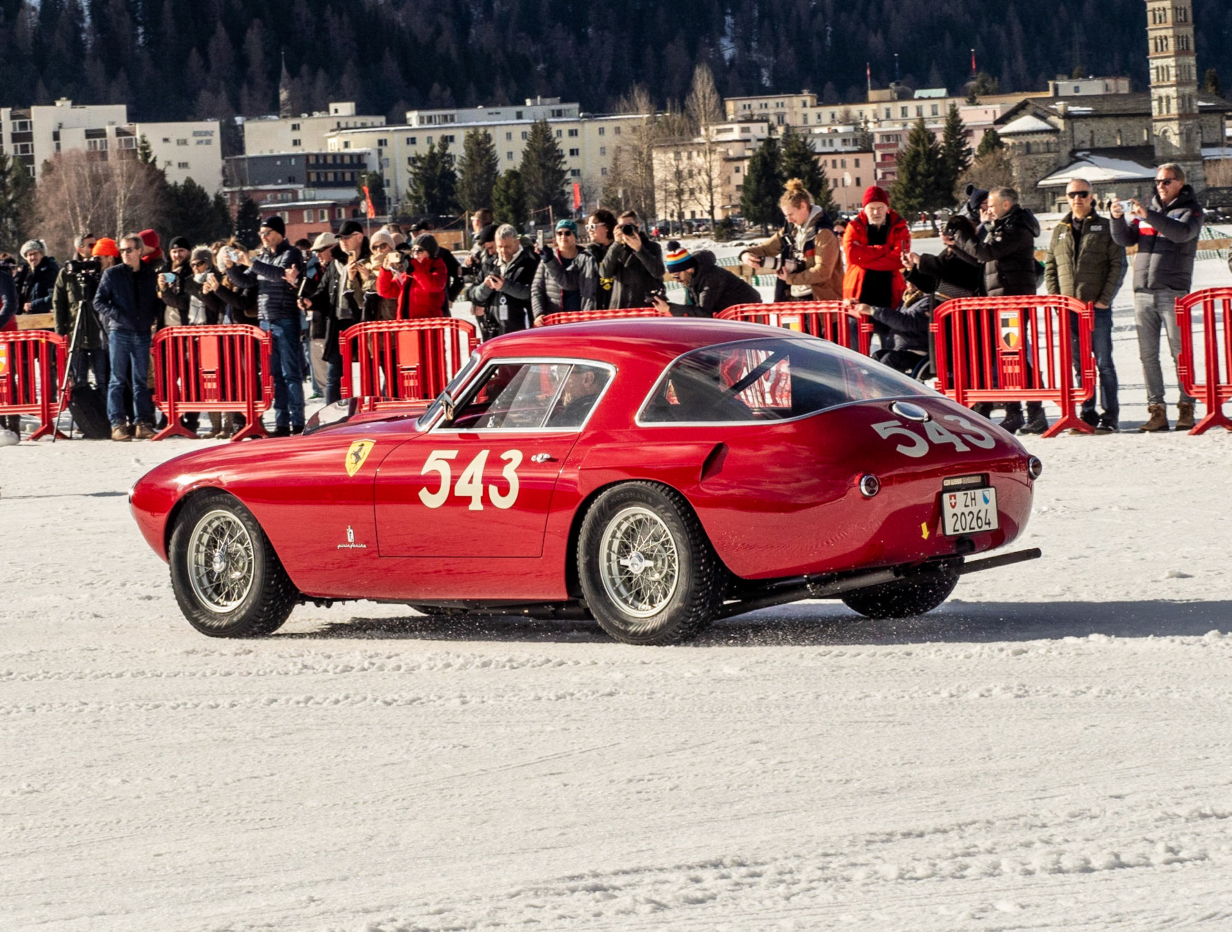 ICE St Moritz 2023 FERRARI 250 MM # 0254MM  Queens on Wheels