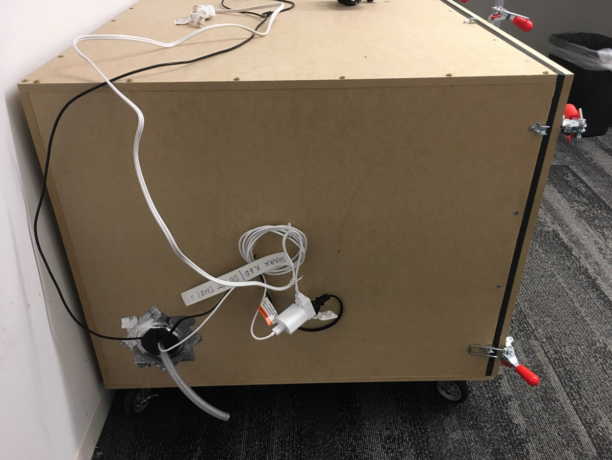 external power and communication cables