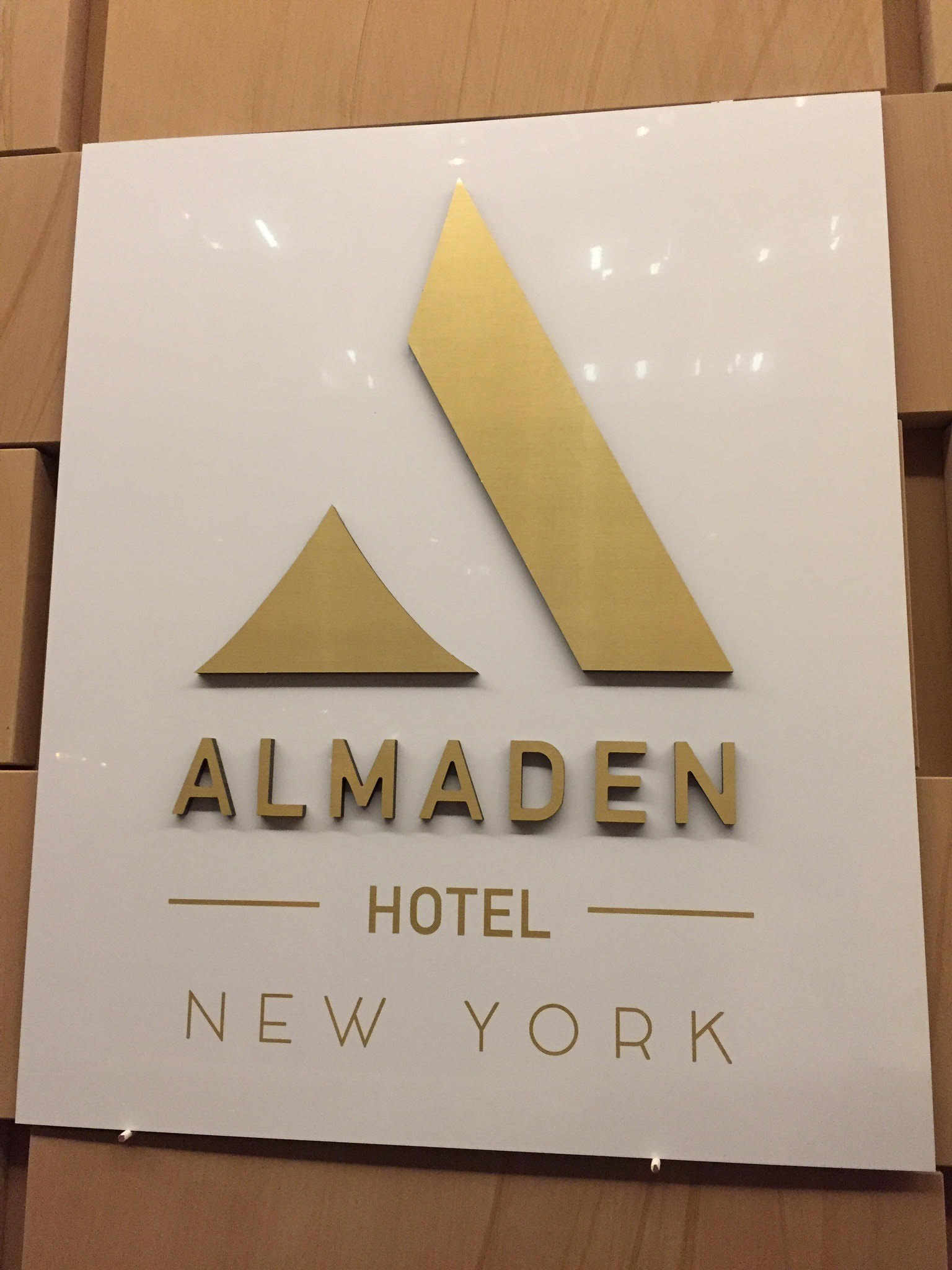 Almaden 3d Sign