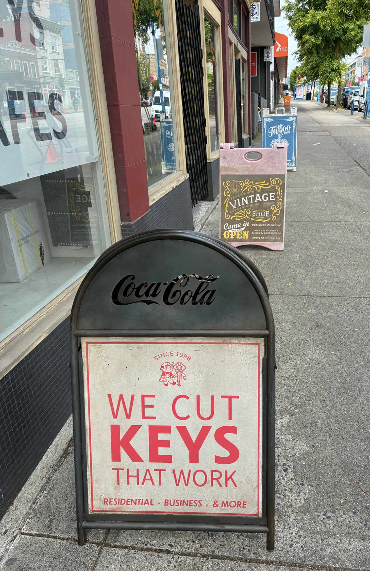 Sandwich board signs