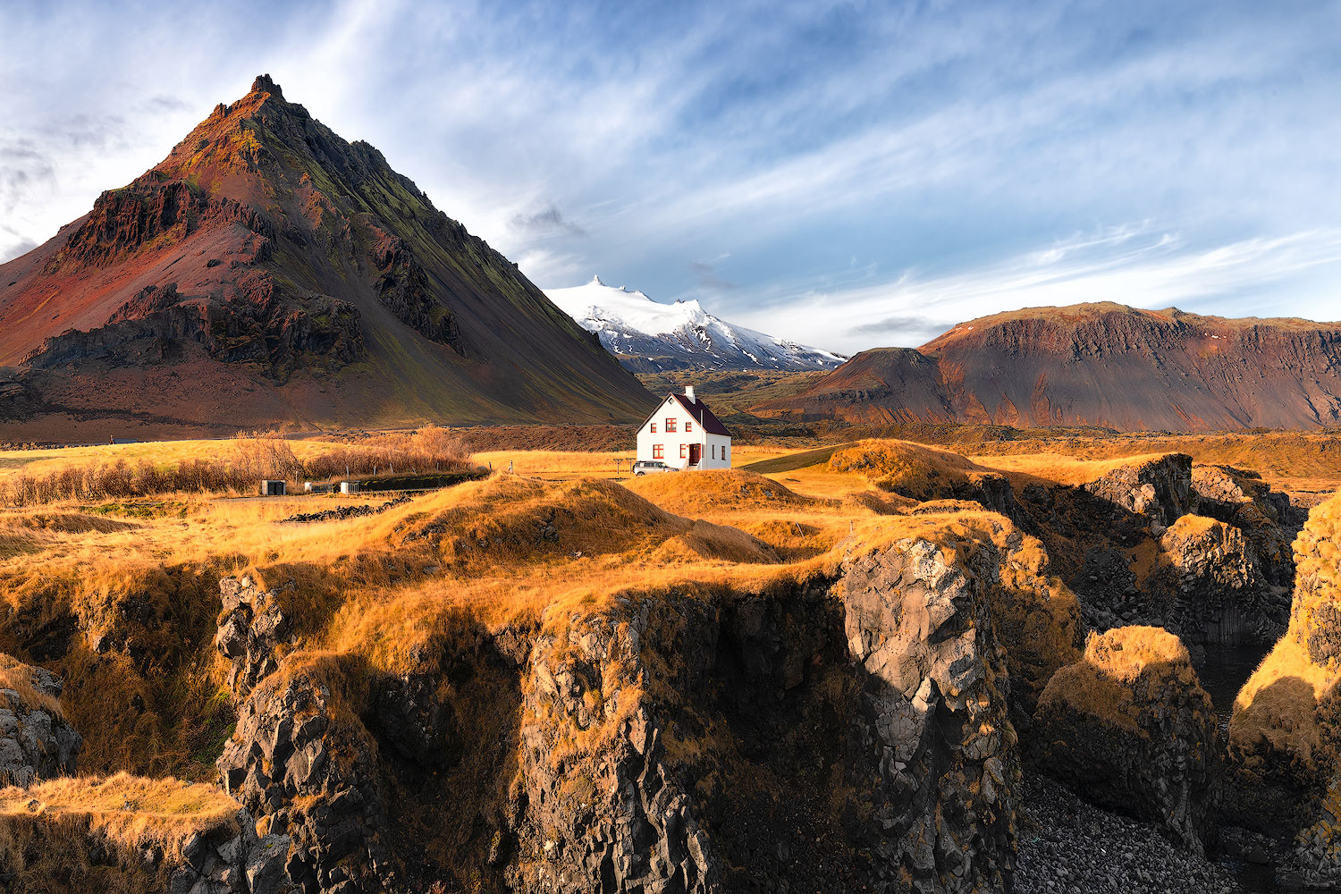 Villaggio di Arnastapi, Islanda 
