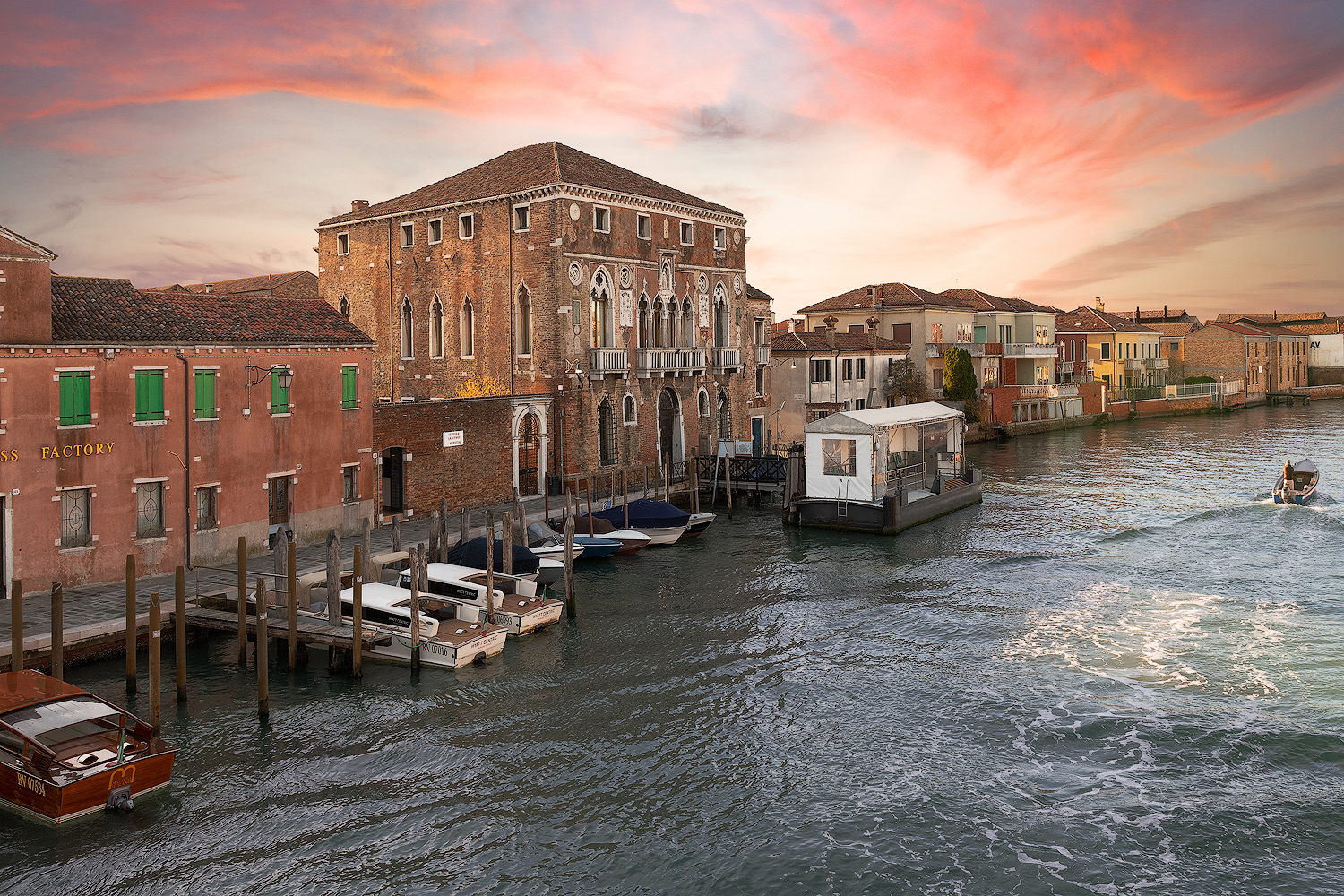 Palazzo Da Mula al tramonto