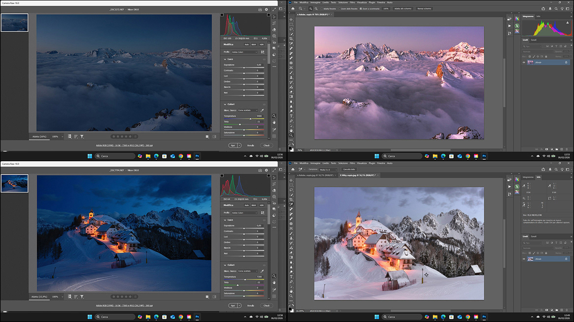 Corso di postproduzione fotografica con il fotografo Nicola Chinellato