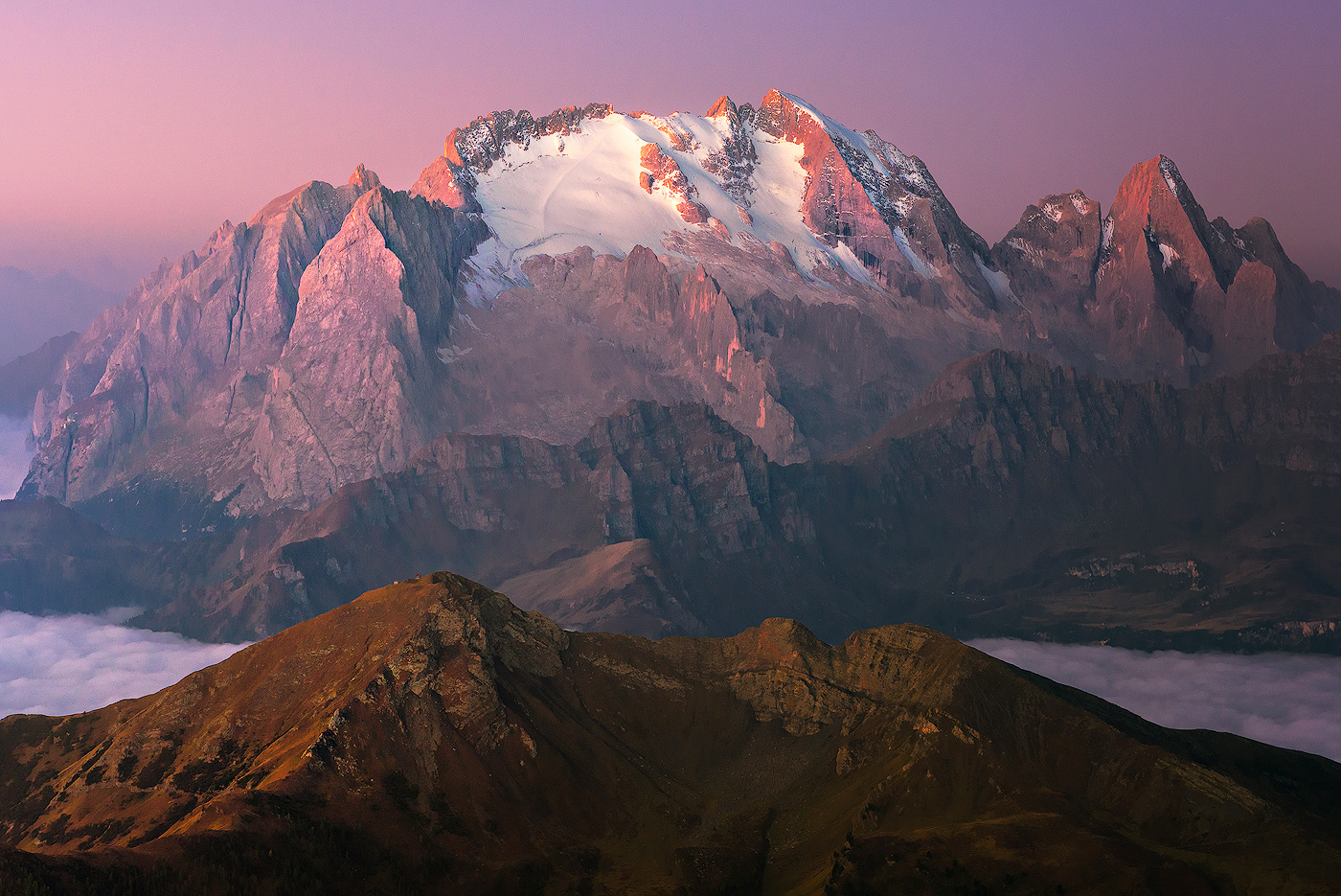 Marmolada all'alba