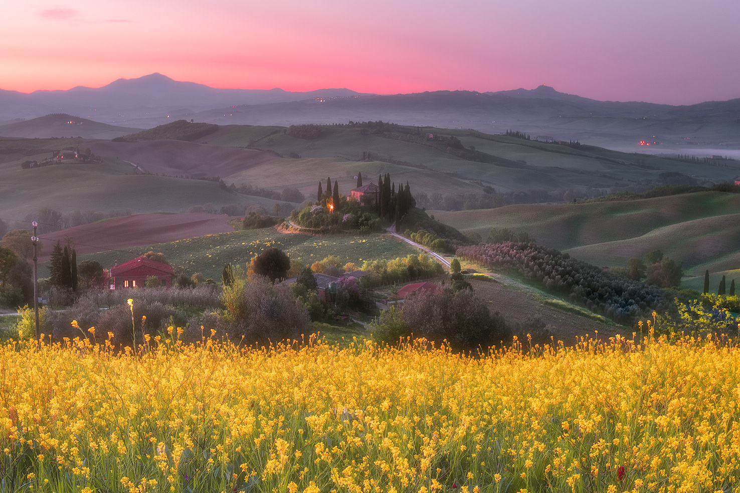 Val d'Orcia in Primavera