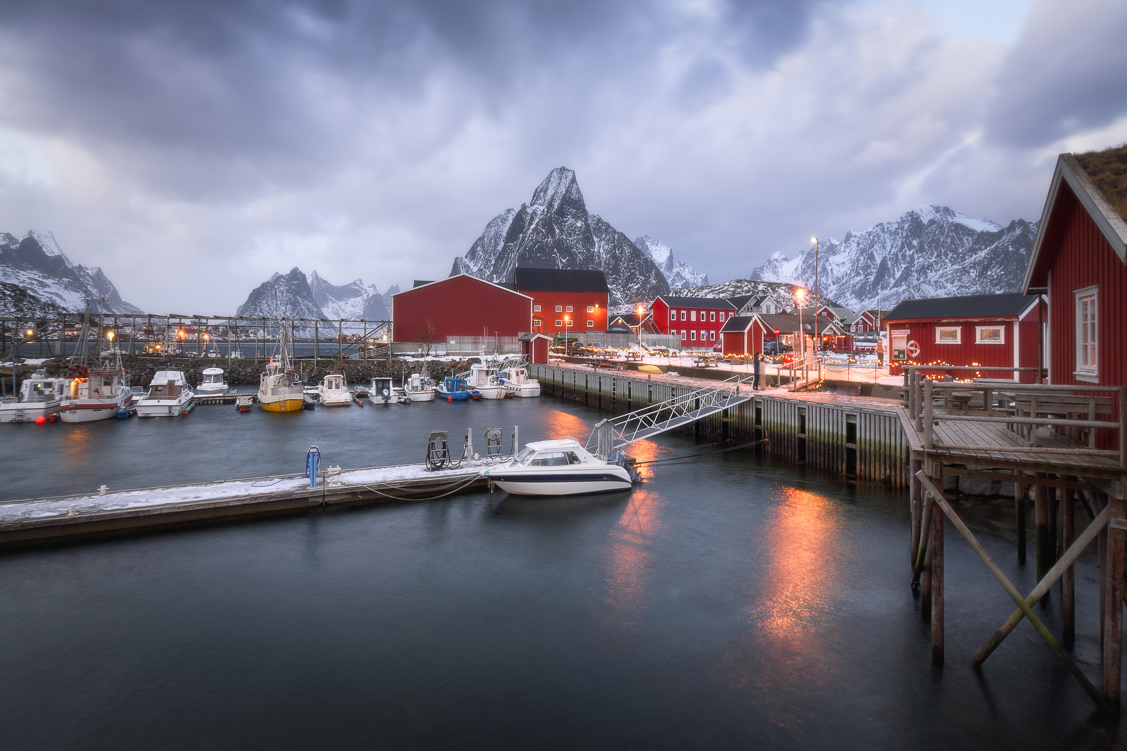 Tipico villaggio Norvegese