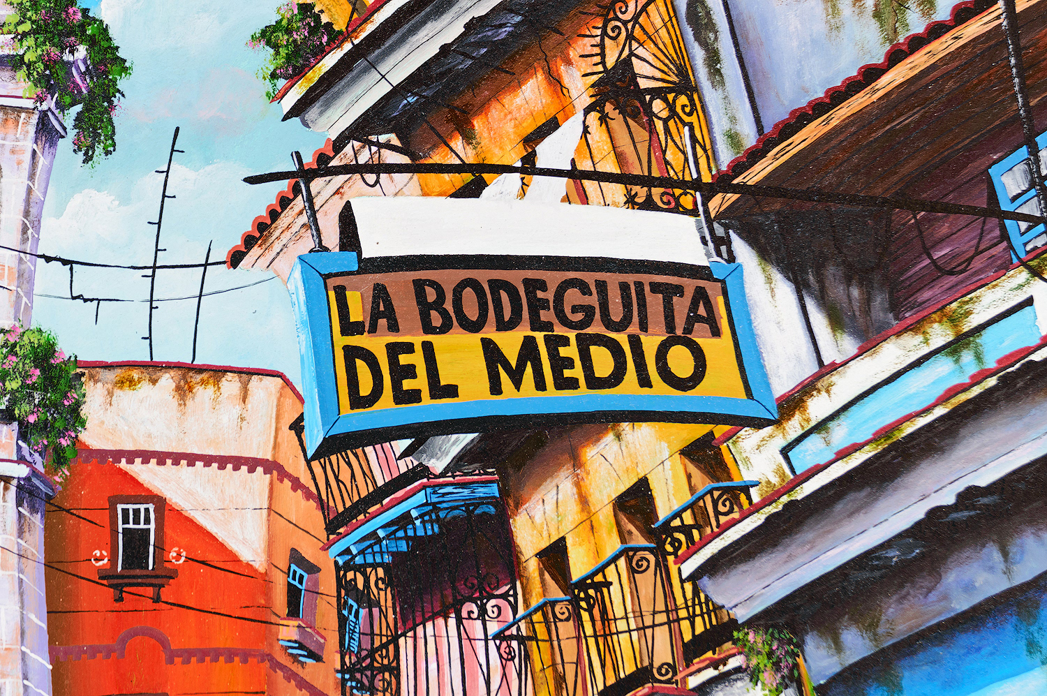 Insegna di un locale a Cuba