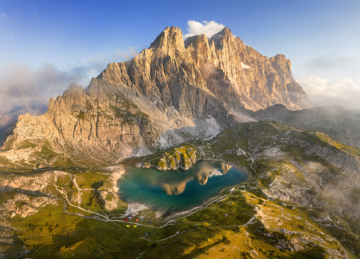 Monte Civetta e Lago Coldai