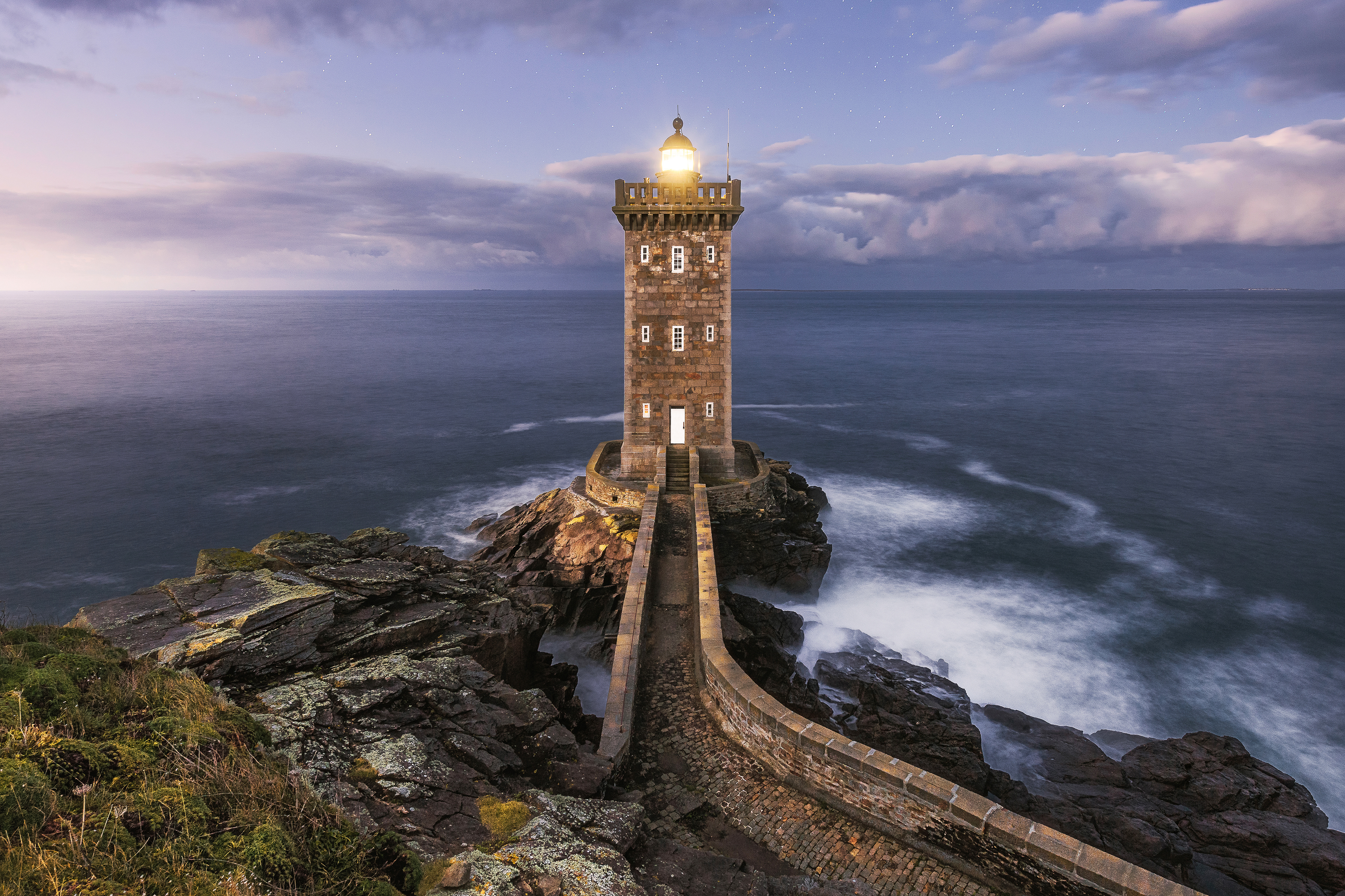 Faro di Kermorvan in Bretagna